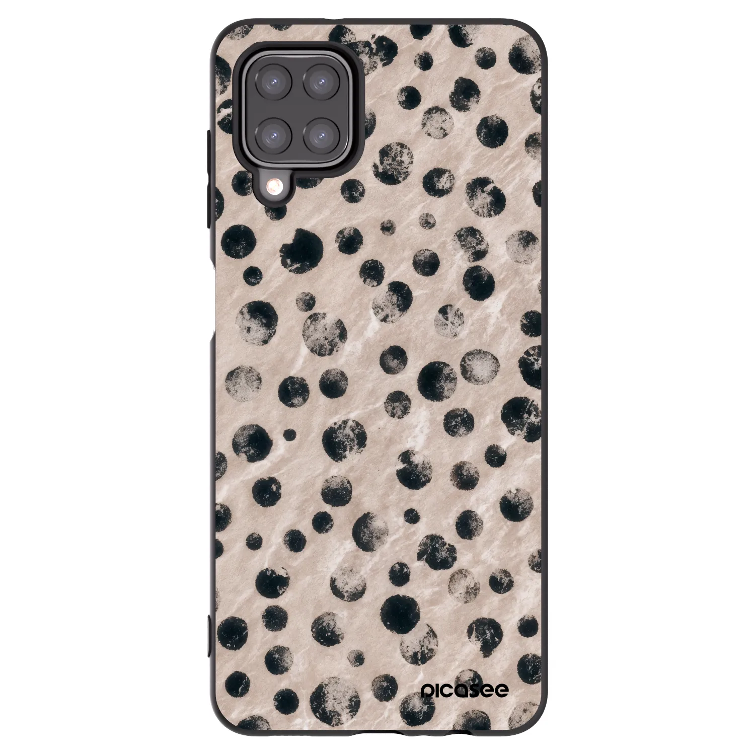 Picasee crna silikonska maskica za Samsung Galaxy M12 M127F - Inked