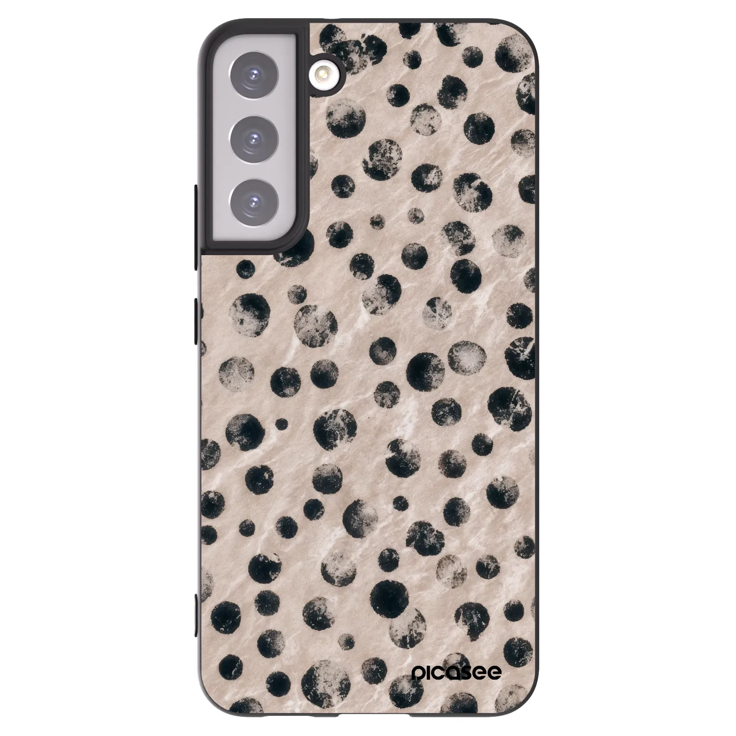 Picasee crna silikonska maskica za Samsung Galaxy S22+ 5G - Inked