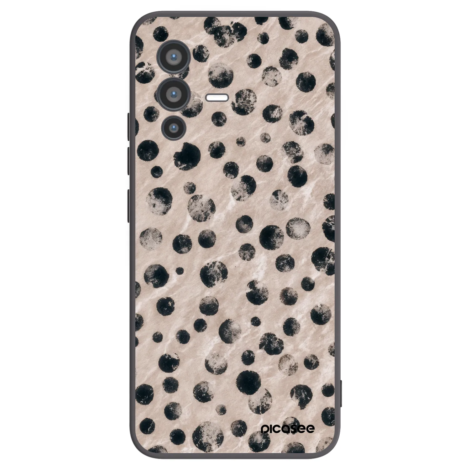 Picasee crna silikonska maskica za Vivo V23 5G - Inked