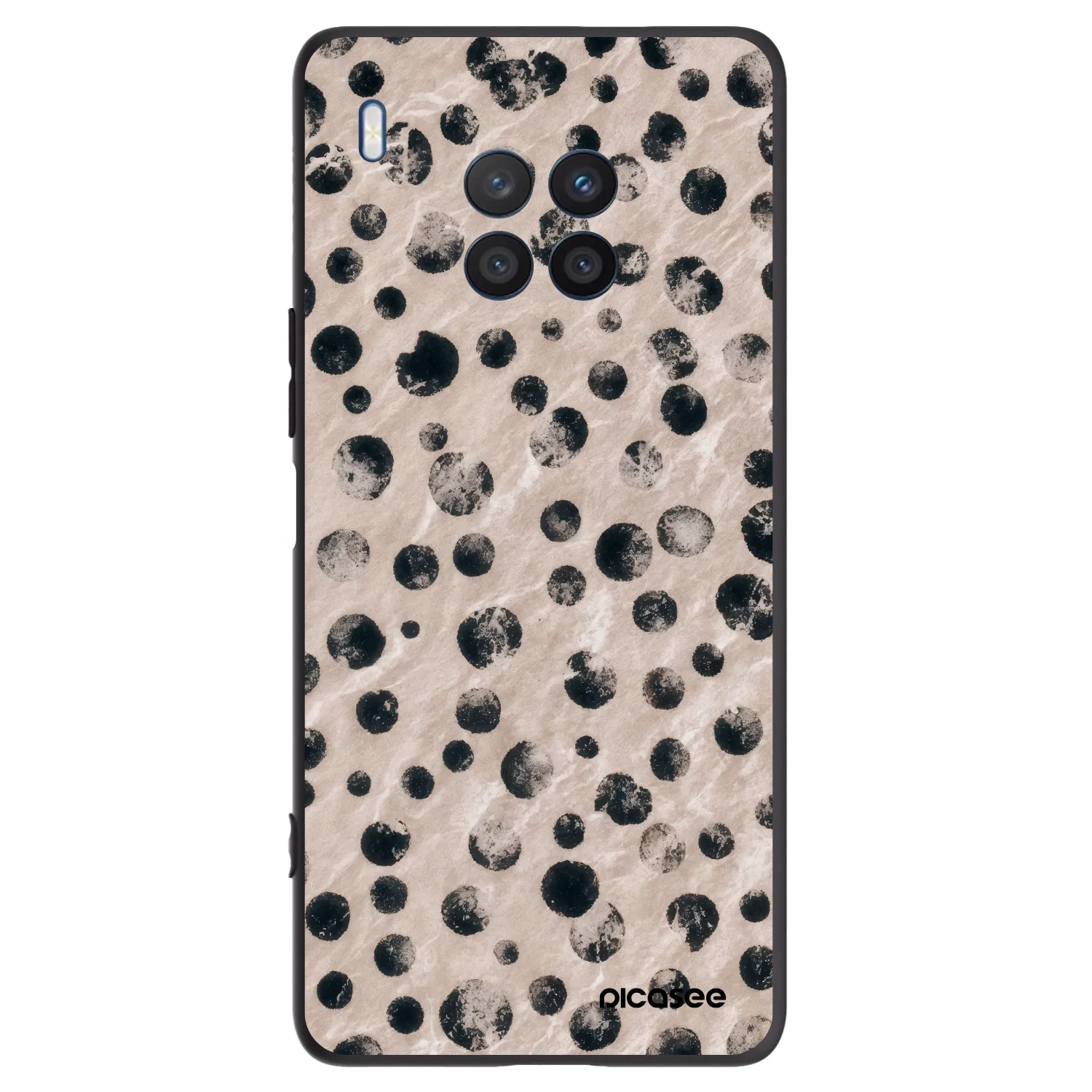 Picasee crna silikonska maskica za Honor 50 Lite - Inked