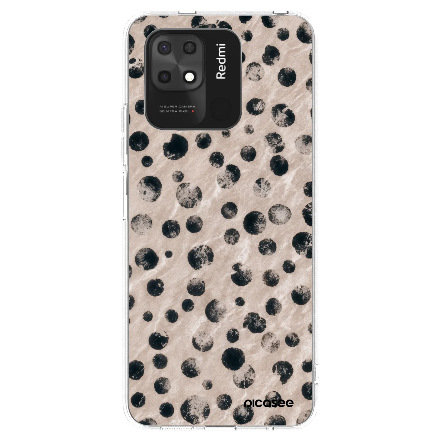 Picasee silikonska prozirna maskica za Xiaomi Redmi 10C - Inked