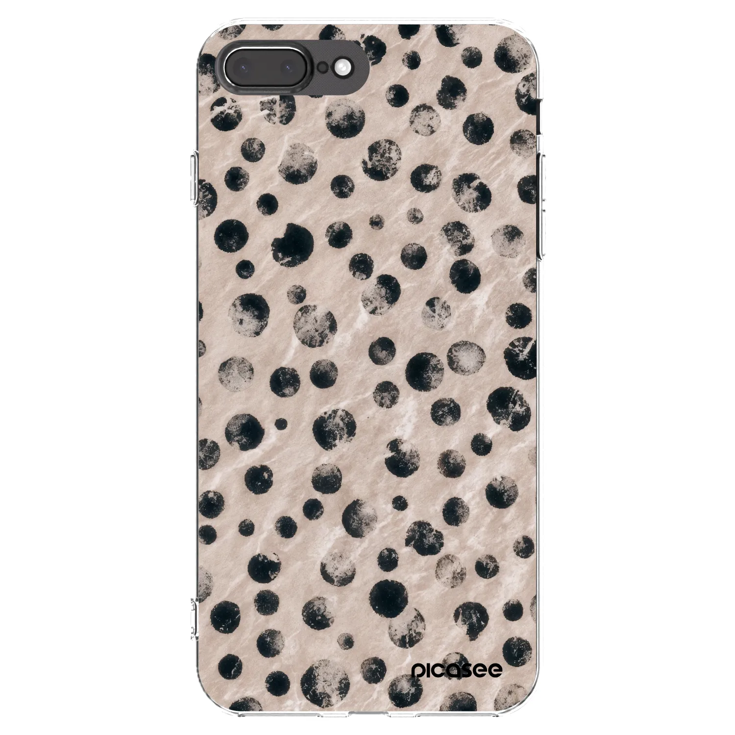 Picasee silikonska prozirna maskica za Apple iPhone 8 Plus - Inked