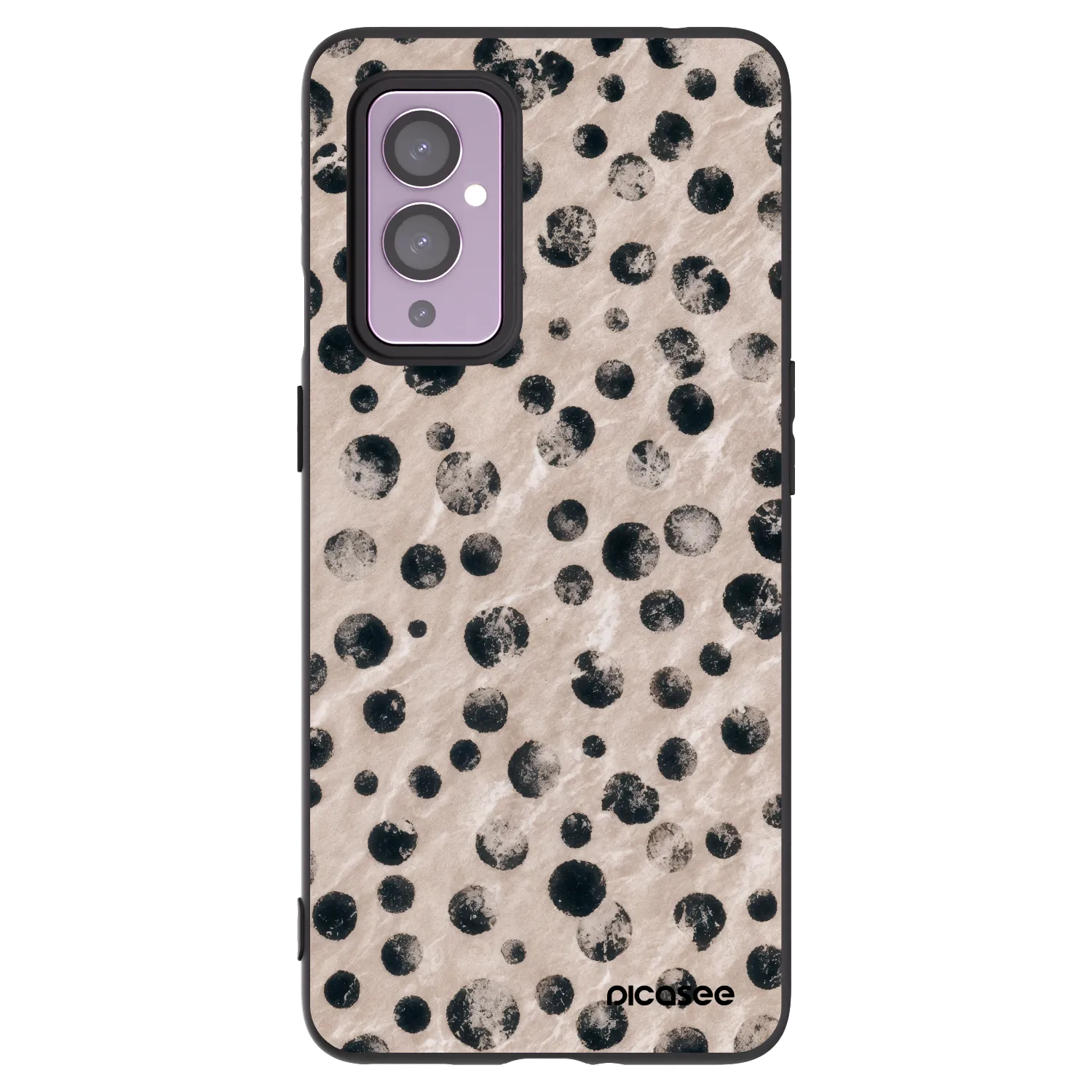 Picasee crna silikonska maskica za OnePlus 9 - Inked