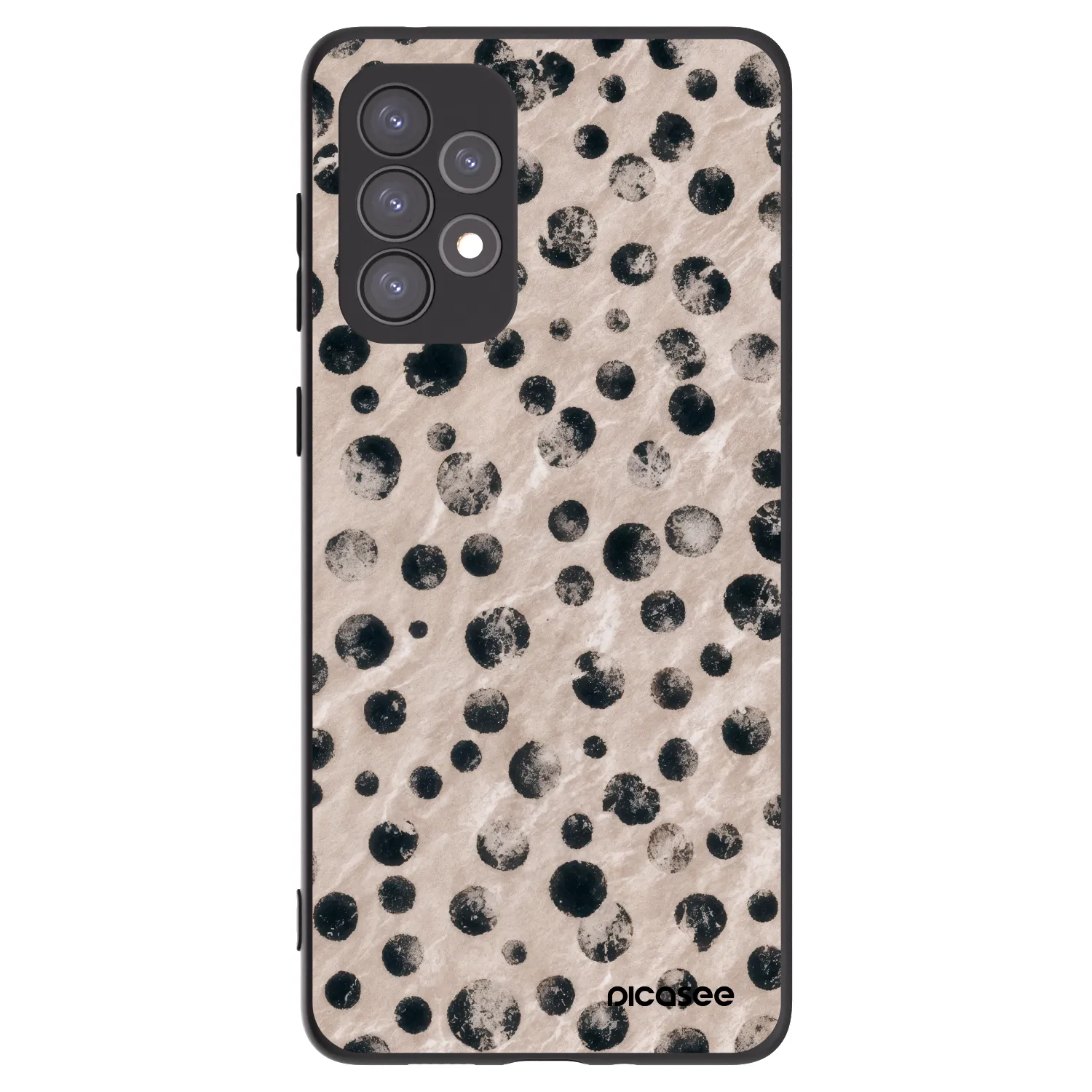Picasee crna silikonska maskica za Samsung Galaxy A73 5G - Inked