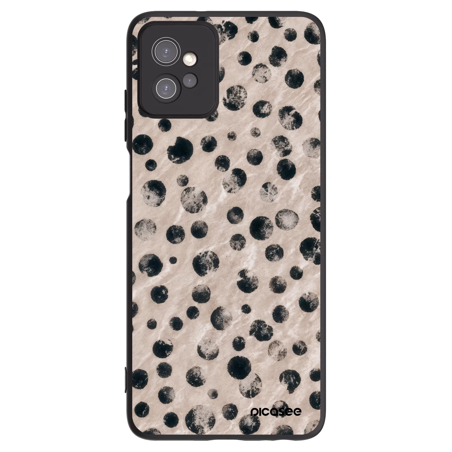 Picasee crna silikonska maskica za Motorola Moto G32 - Inked