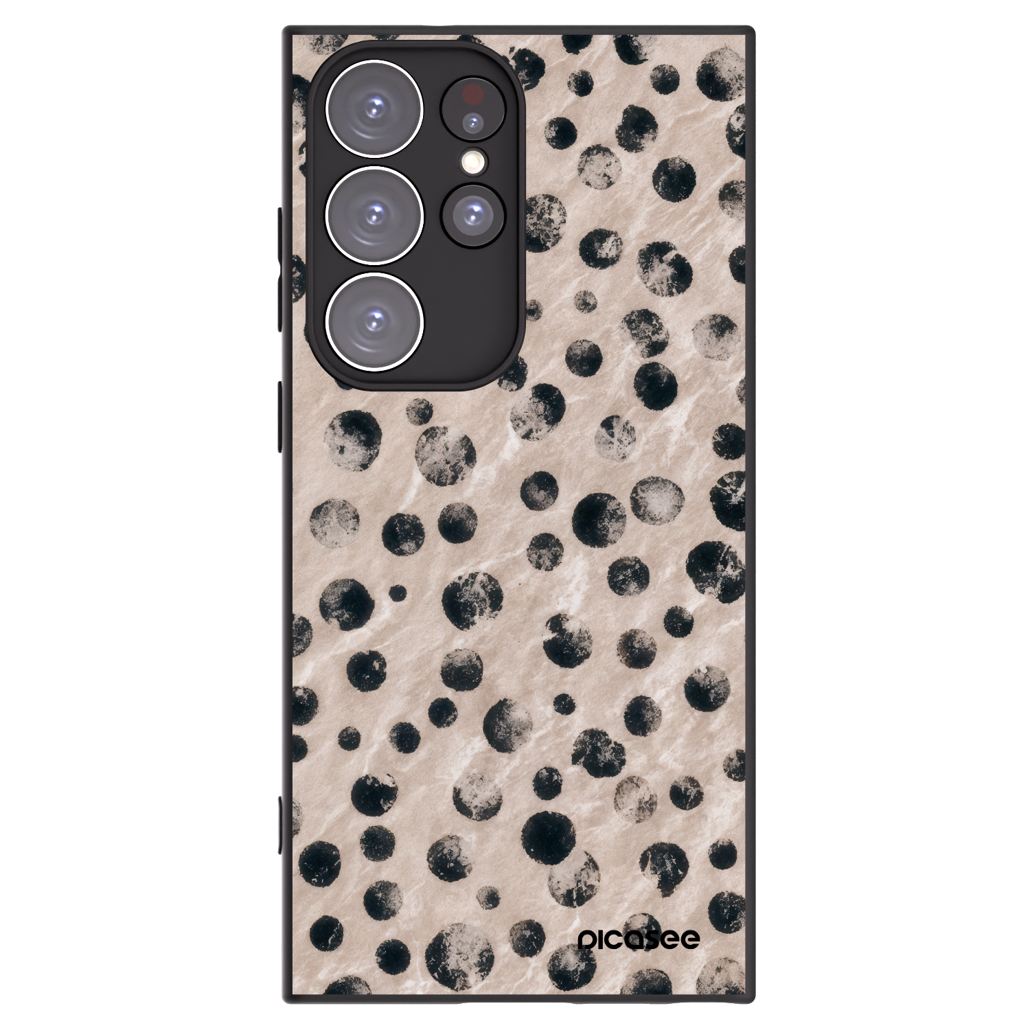 Picasee crna silikonska maskica za Samsung Galaxy S23 Ultra 5G - Inked