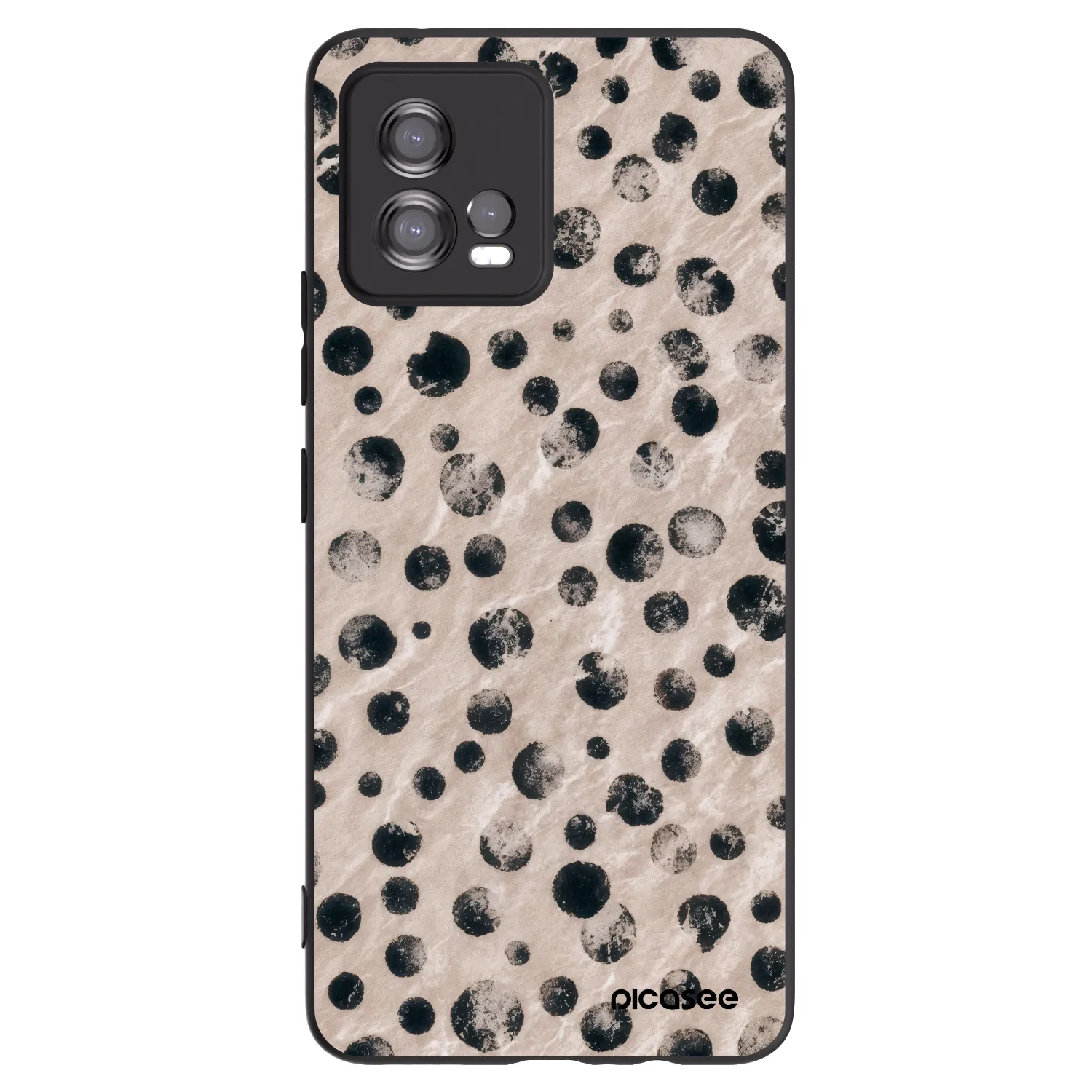 Picasee crna silikonska maskica za Motorola Moto G72 - Inked