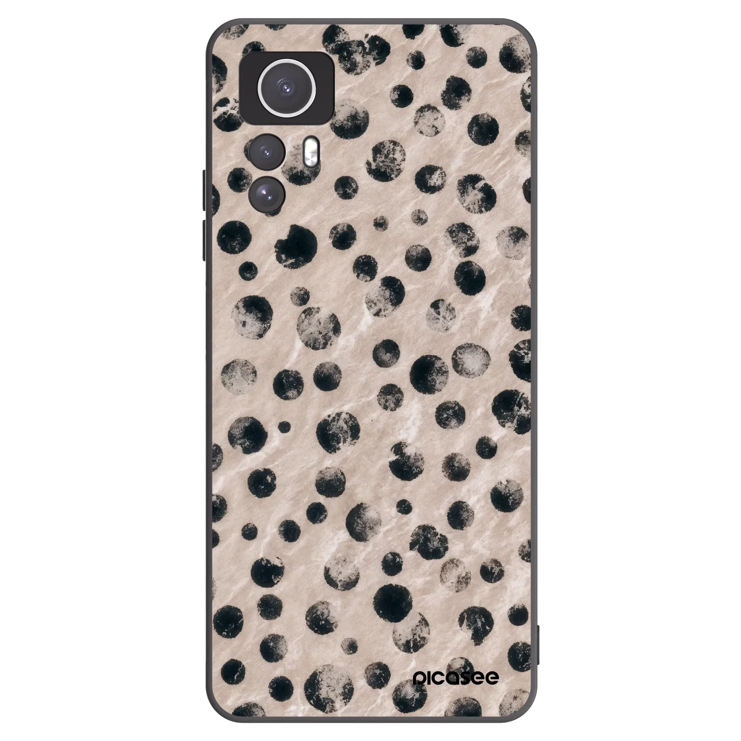 Picasee crna silikonska maskica za Xiaomi Redmi Note 12S - Inked