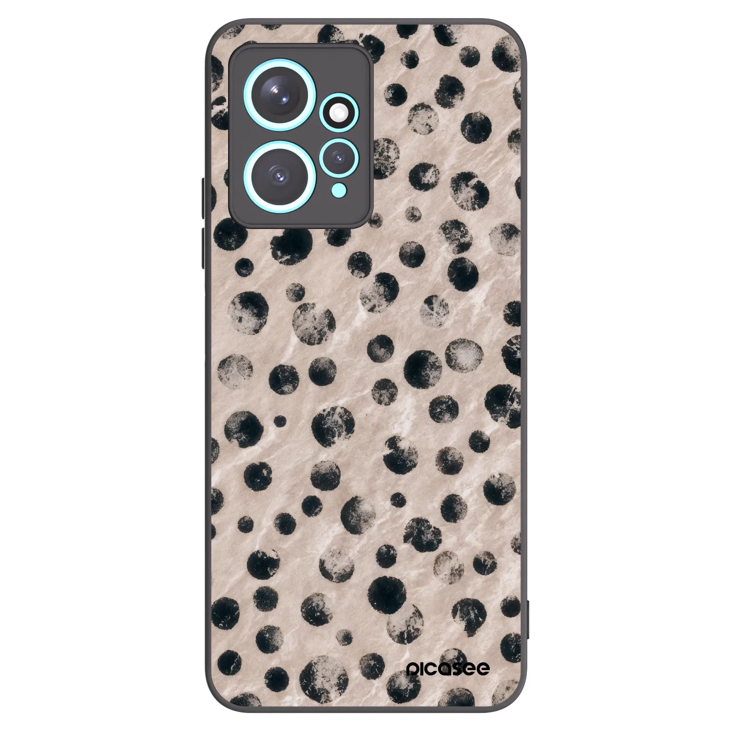 Picasee crna silikonska maskica za Xiaomi Redmi Note 12 4G - Inked