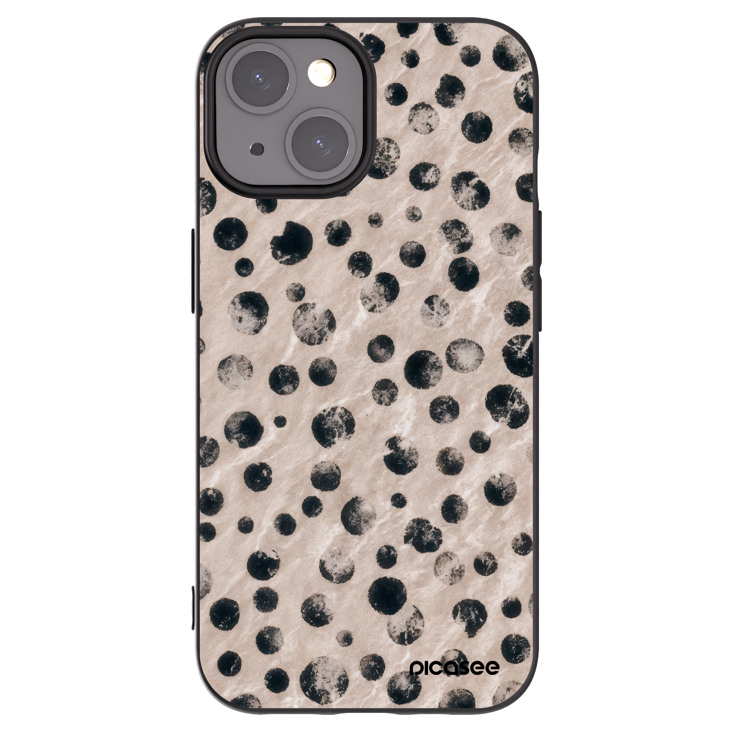 Picasee crna silikonska maskica za Apple iPhone 15 - Inked