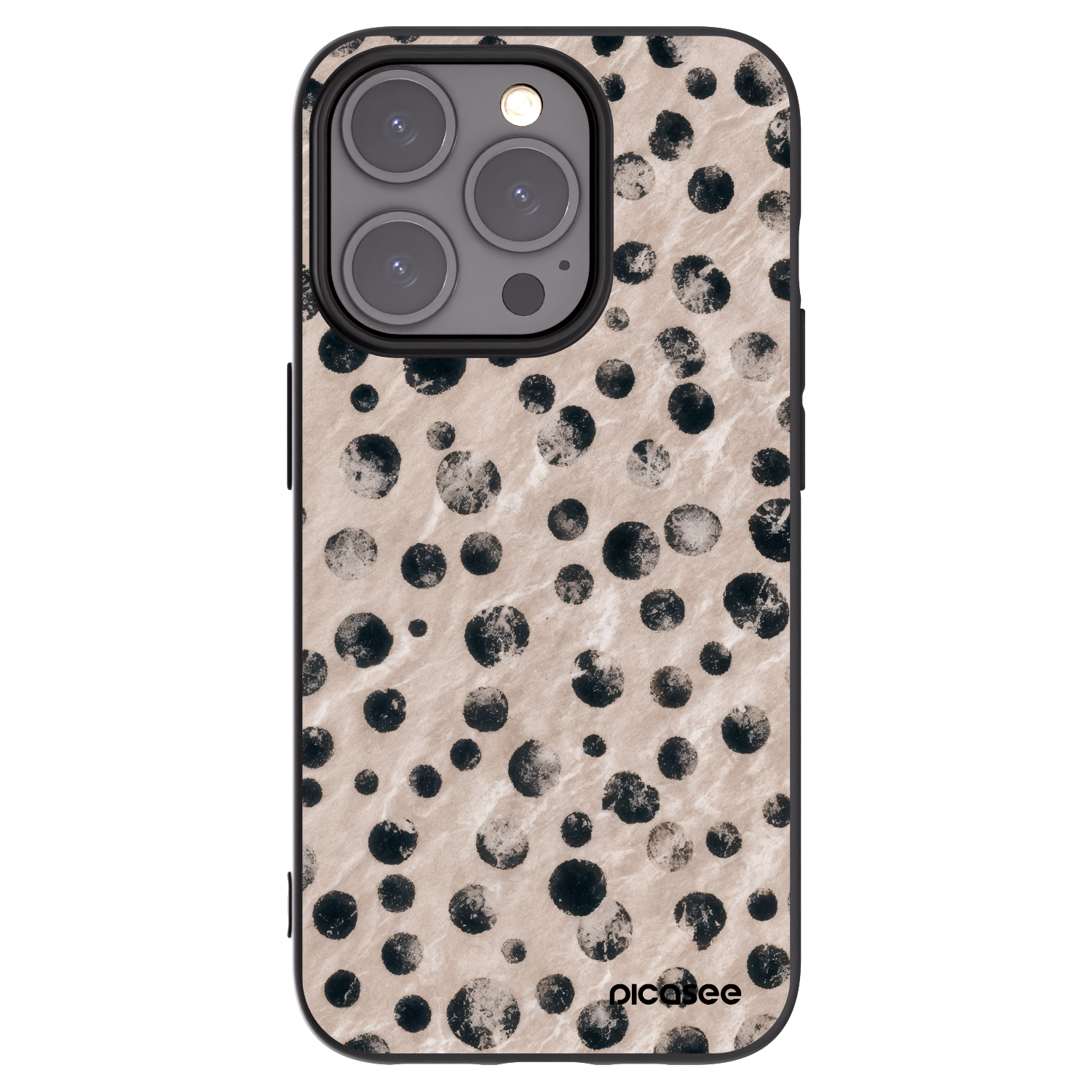 Picasee crna silikonska maskica za Apple iPhone 15 Pro - Inked
