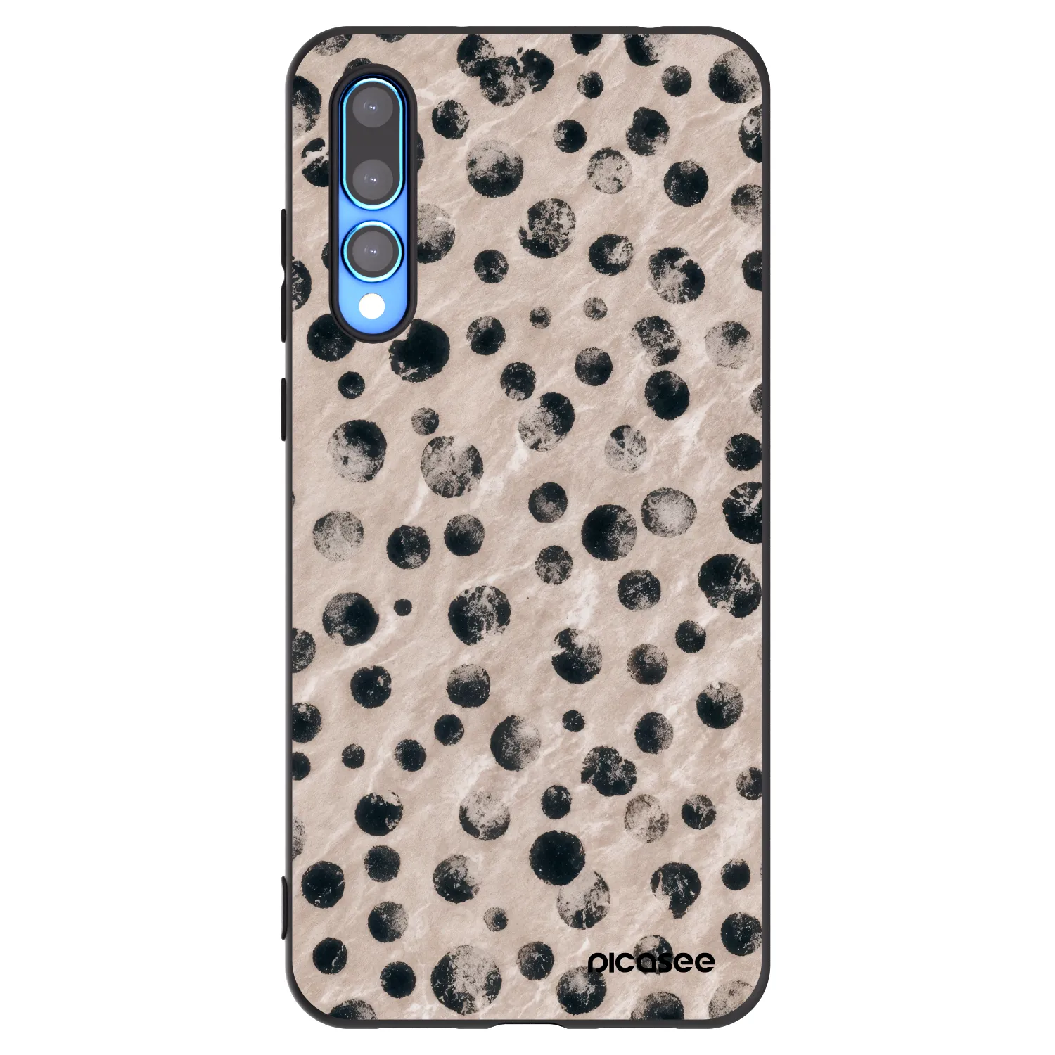 Picasee crna silikonska maskica za Huawei P20 Pro - Inked