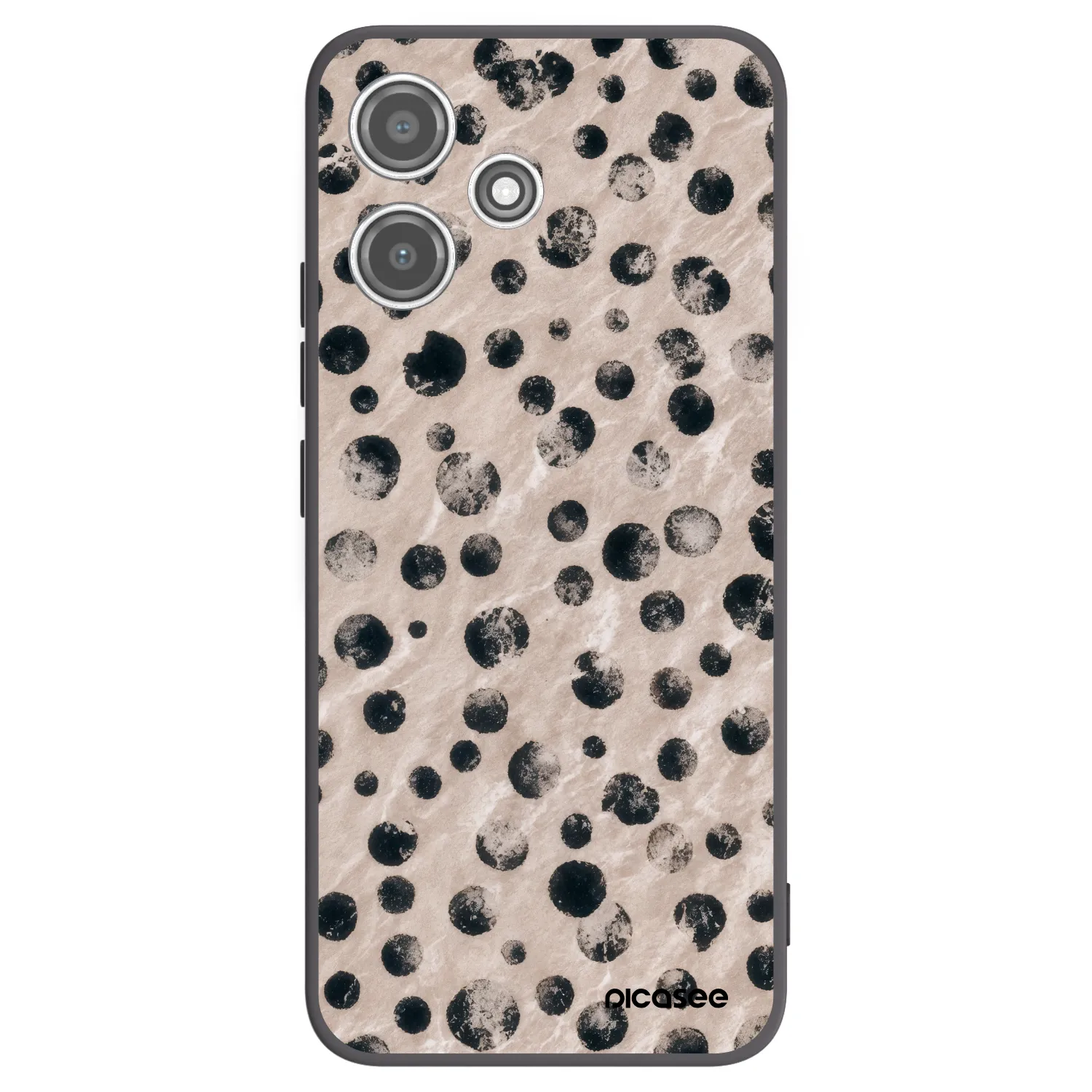 Picasee crna silikonska maskica za Xiaomi Redmi 12 5G - Inked