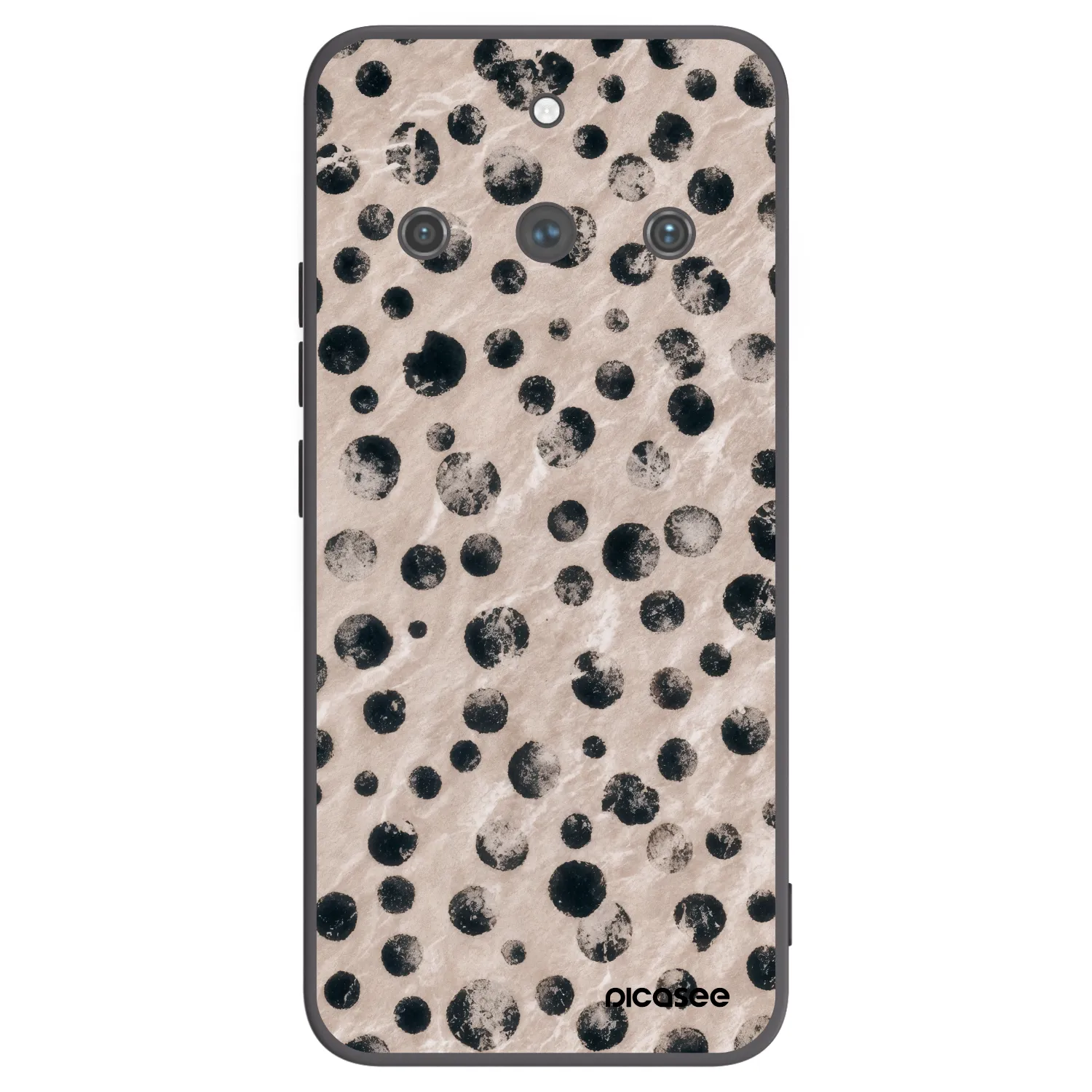 Picasee crna silikonska maskica za Realme 11 Pro+ - Inked
