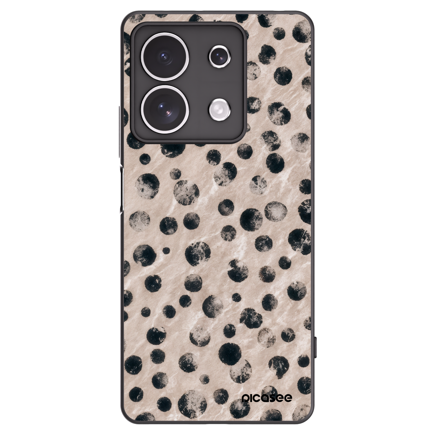 Picasee crna silikonska maskica za Xiaomi Redmi Note 13 4G - Inked