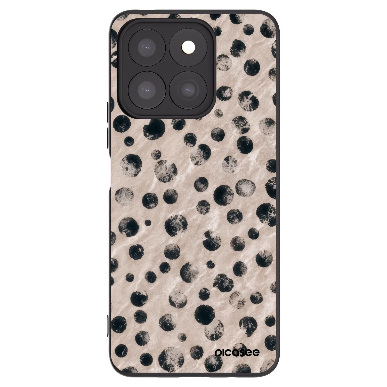 Picasee crna silikonska maskica za Honor X8b - Inked