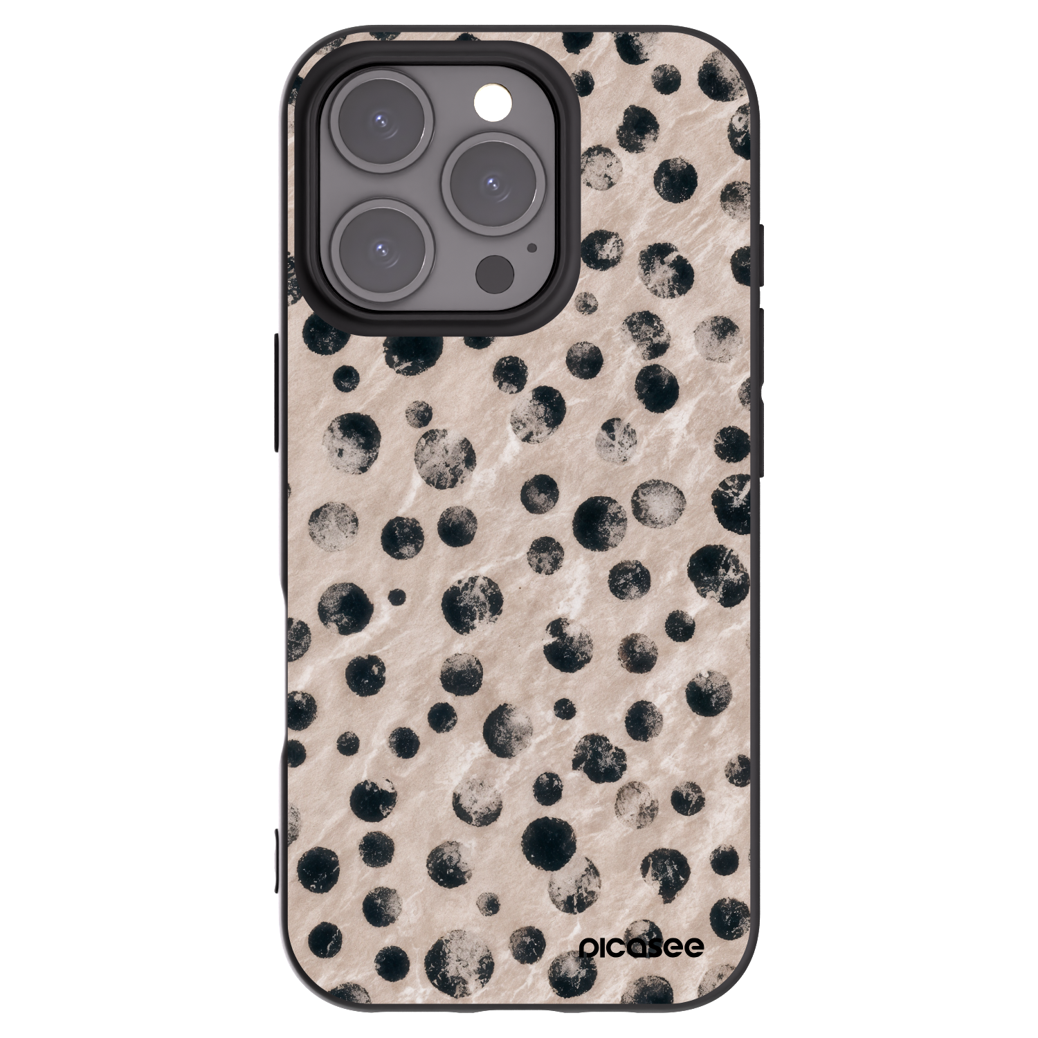 Picasee crna silikonska maskica za Apple iPhone 16 Pro - Inked