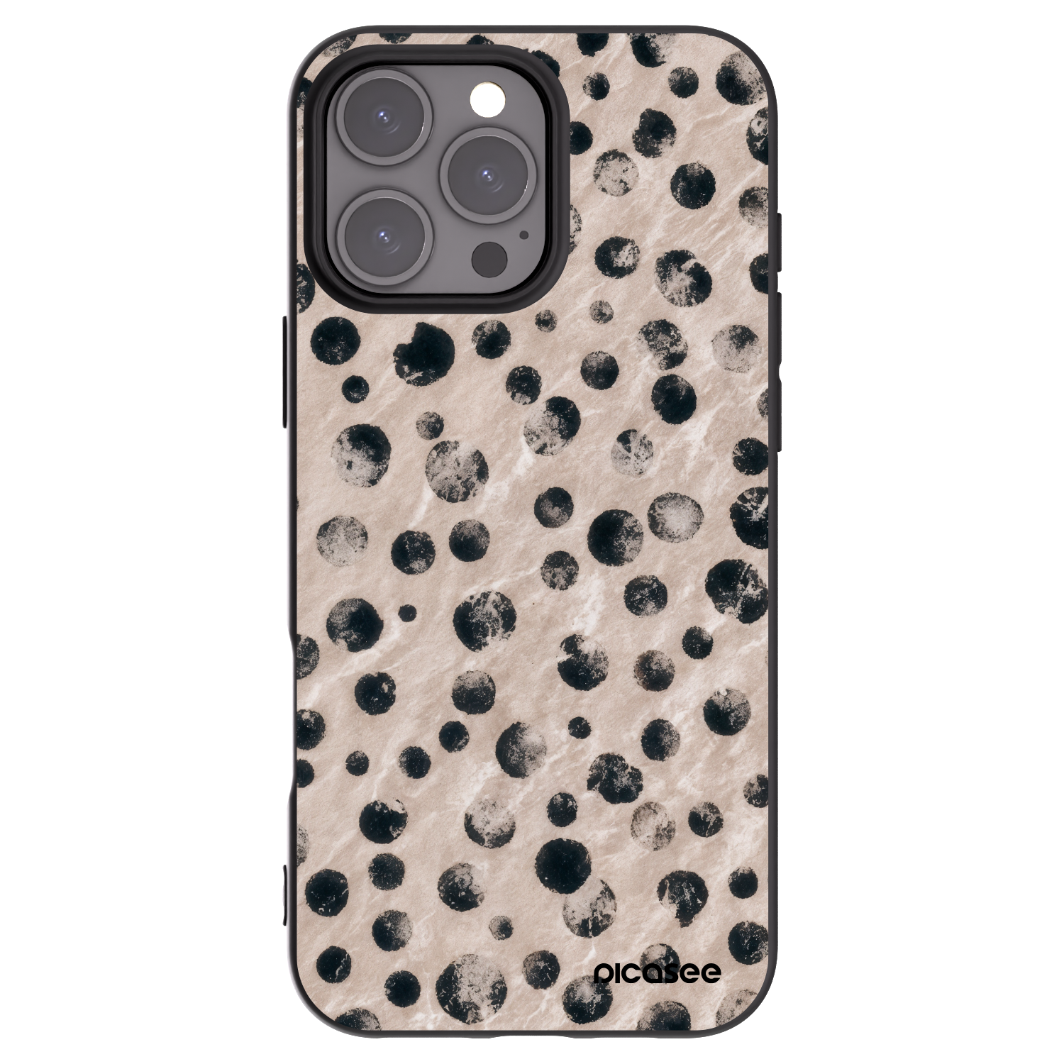 Picasee crna silikonska maskica za Apple iPhone 16 Pro Max - Inked