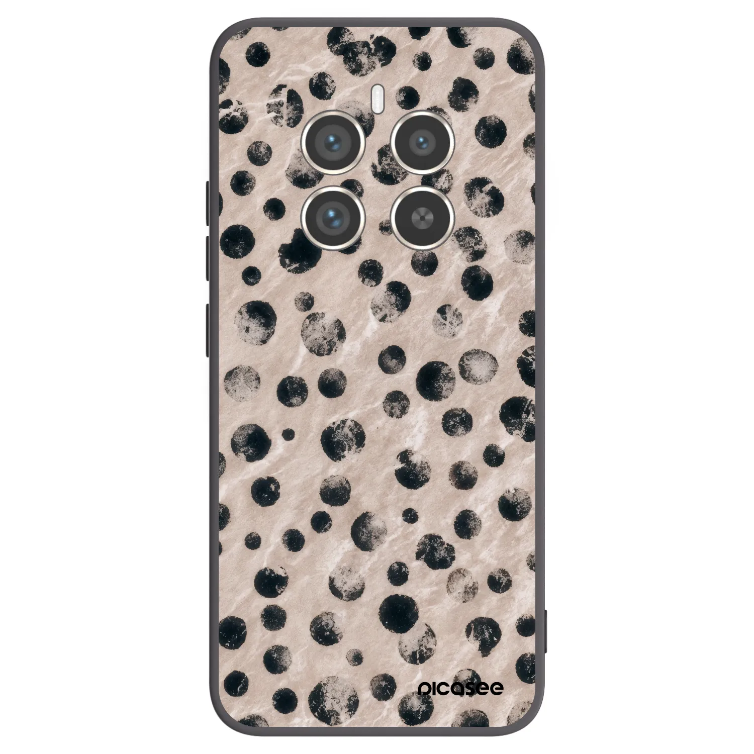 Picasee crna silikonska maskica za Realme 12 Pro 5G - Inked