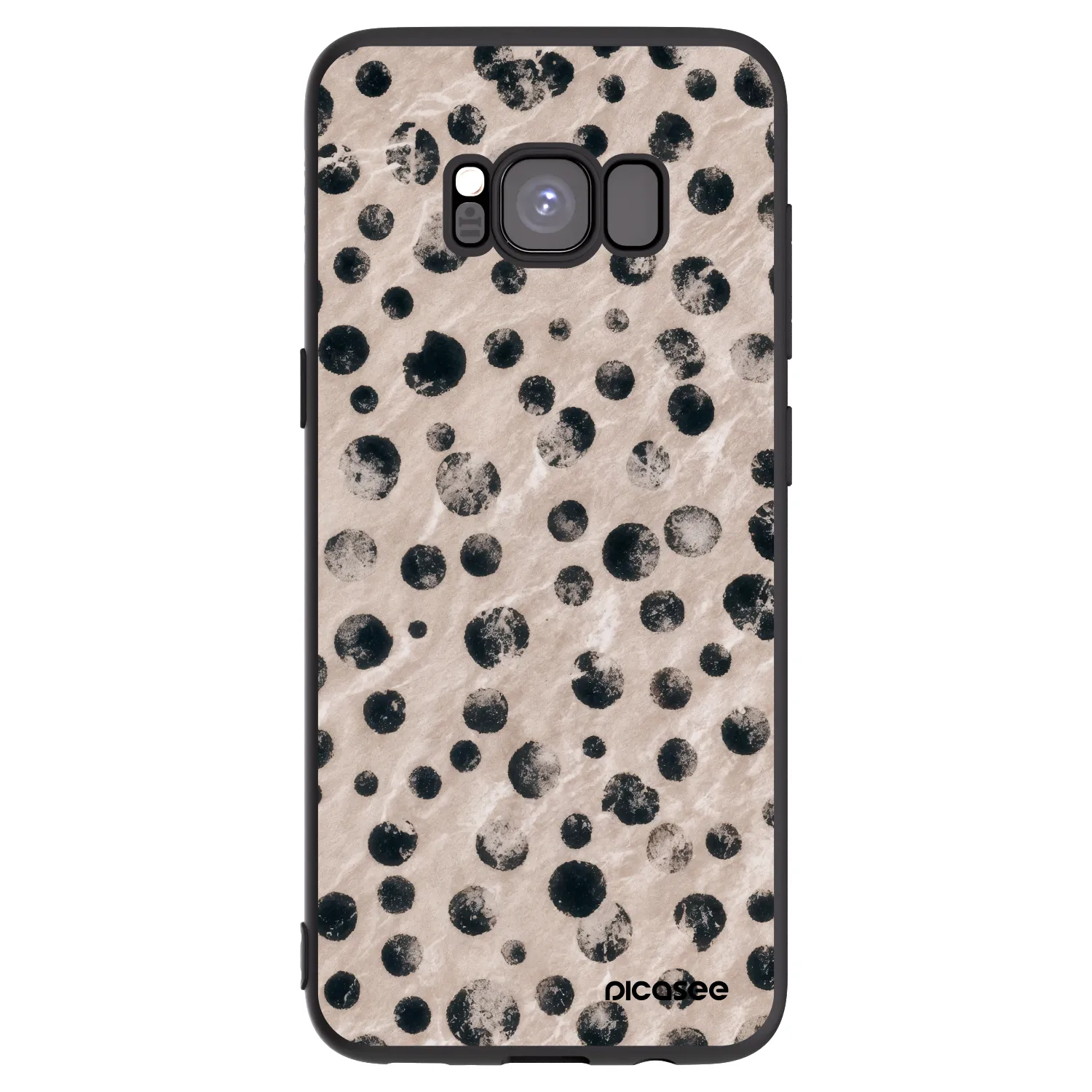 Picasee crna silikonska maskica za Samsung Galaxy S8 G950F - Inked