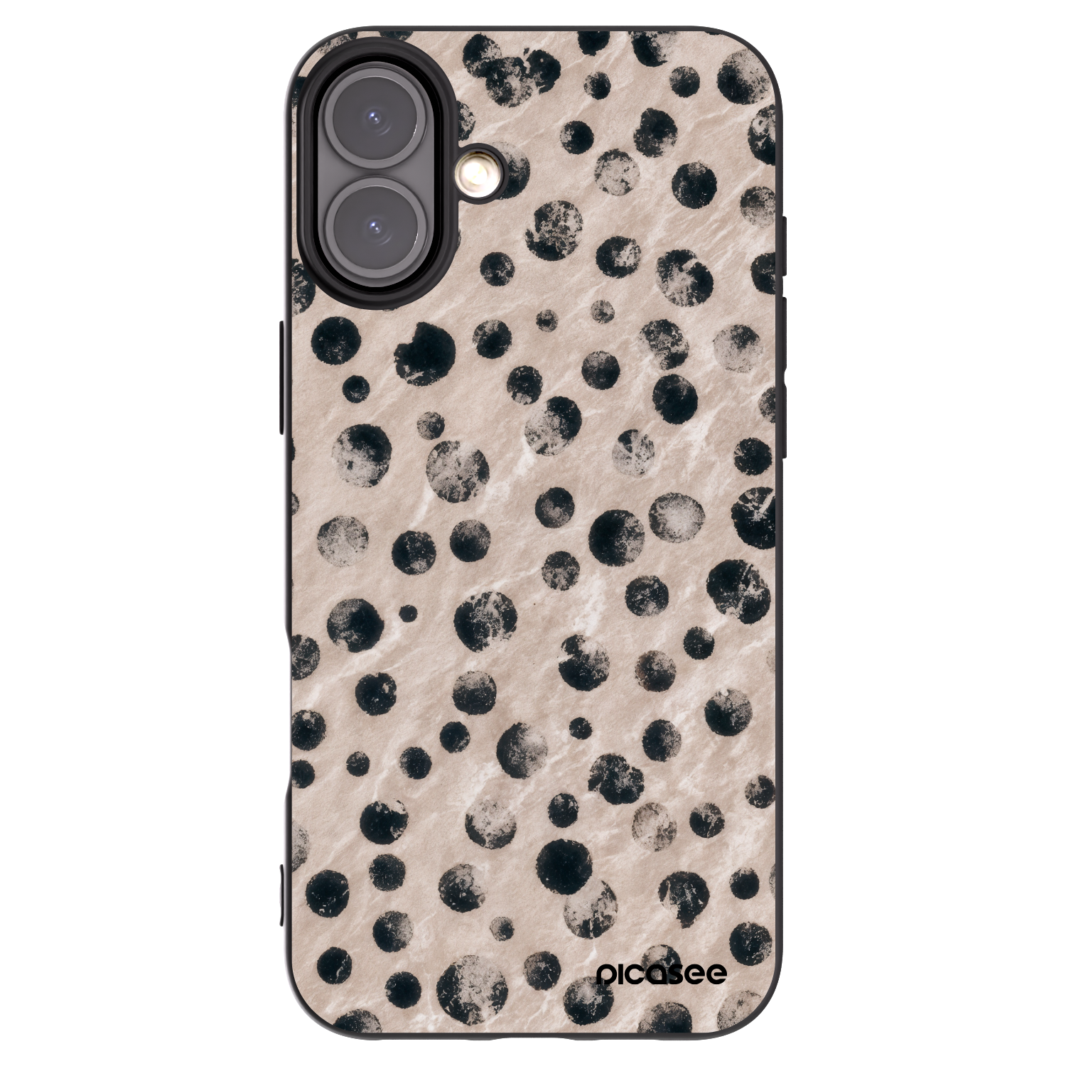 Picasee crna silikonska maskica za Apple iPhone 16 Plus - Inked