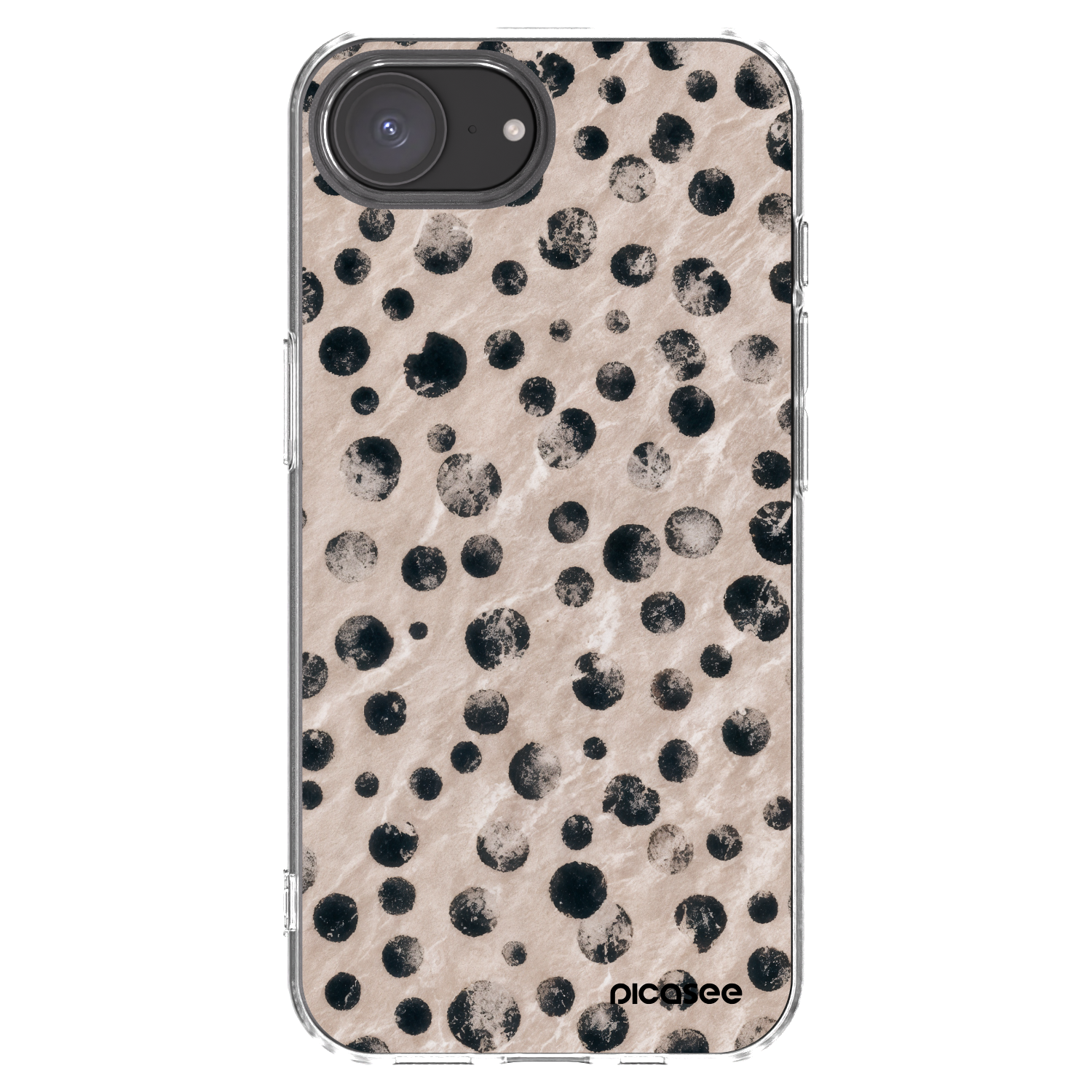 Picasee silikonska prozirna maskica za Apple iPhone 16e - Inked