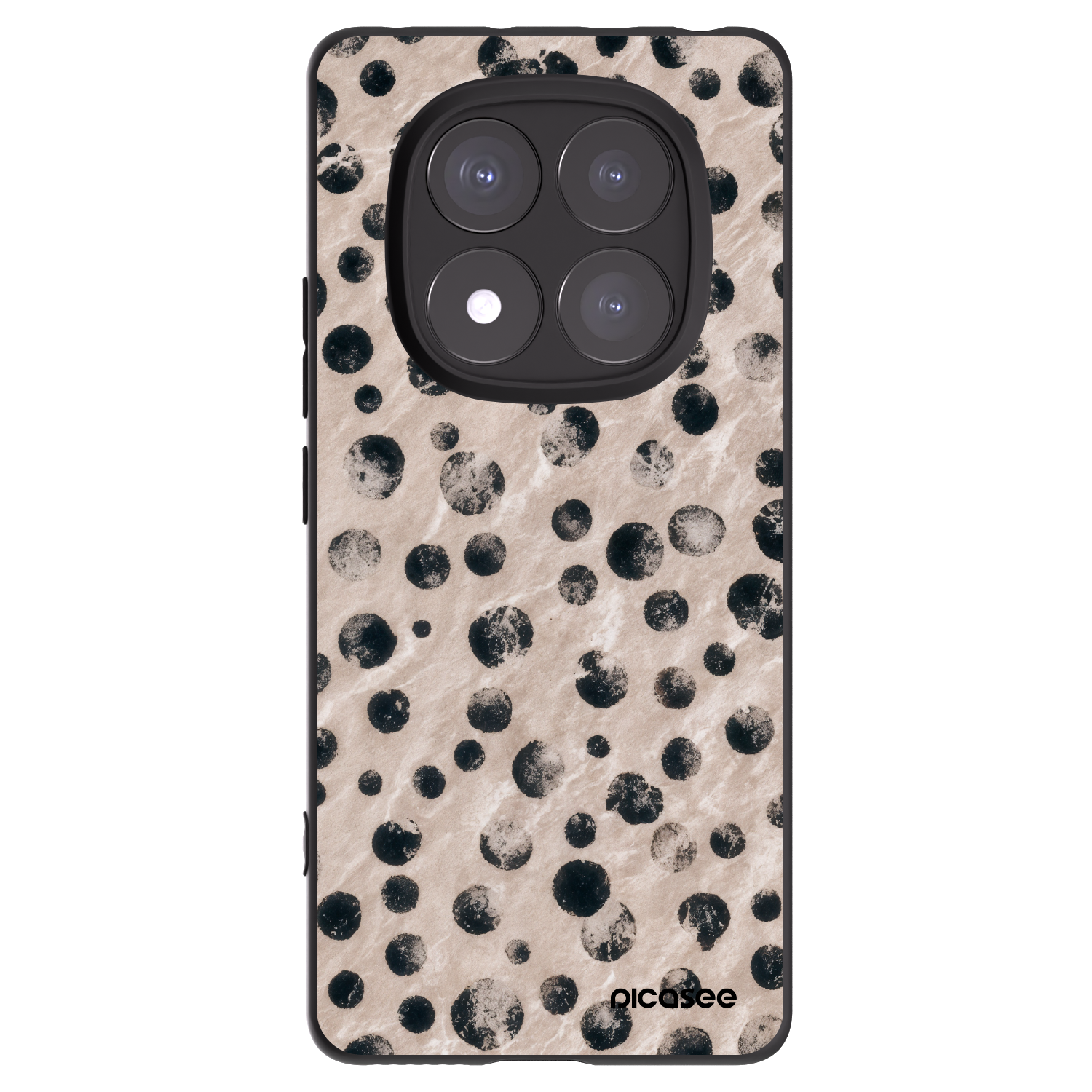 Picasee crna silikonska maskica za Xiaomi Redmi Note 14 Pro 5G - Inked
