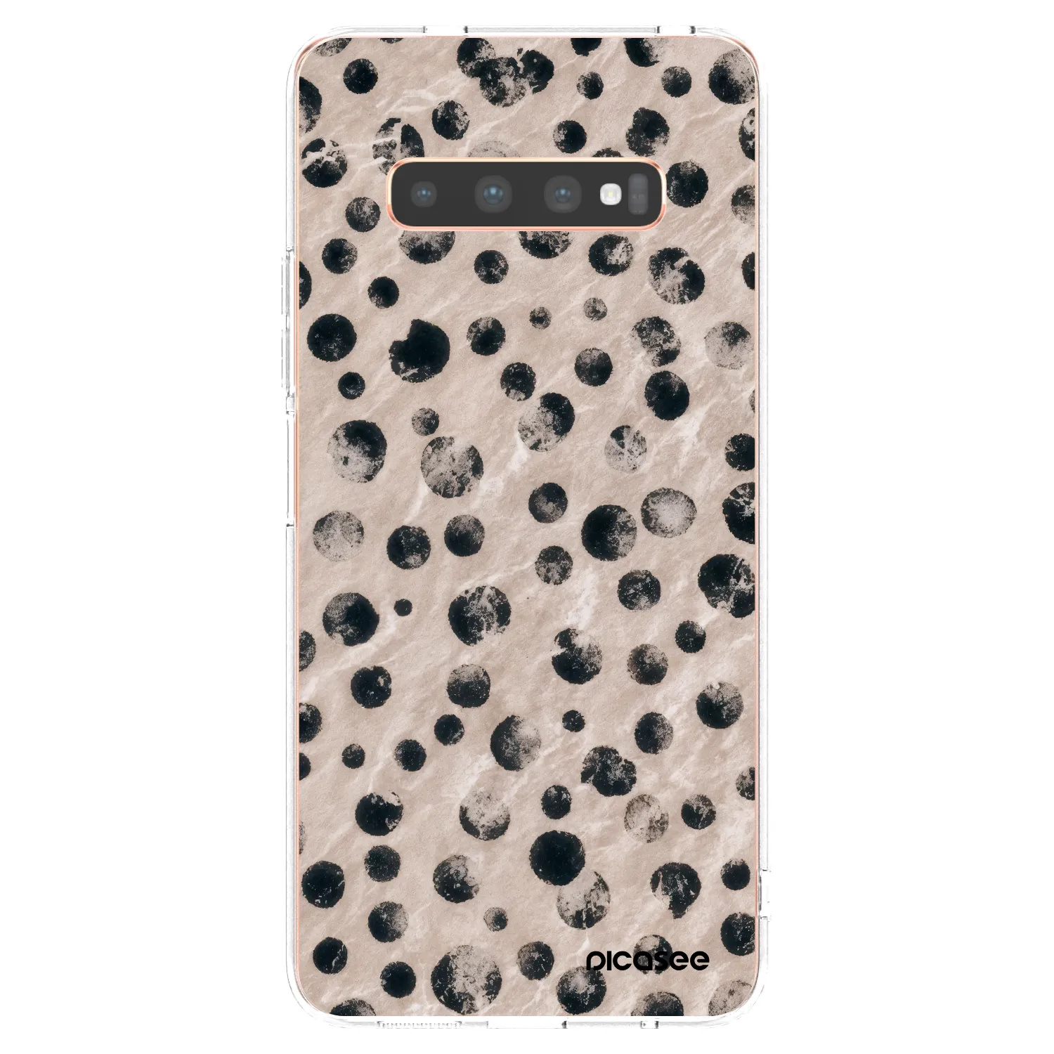 Picasee silikonska prozirna maskica za Samsung Galaxy S10 Plus G975 - Inked