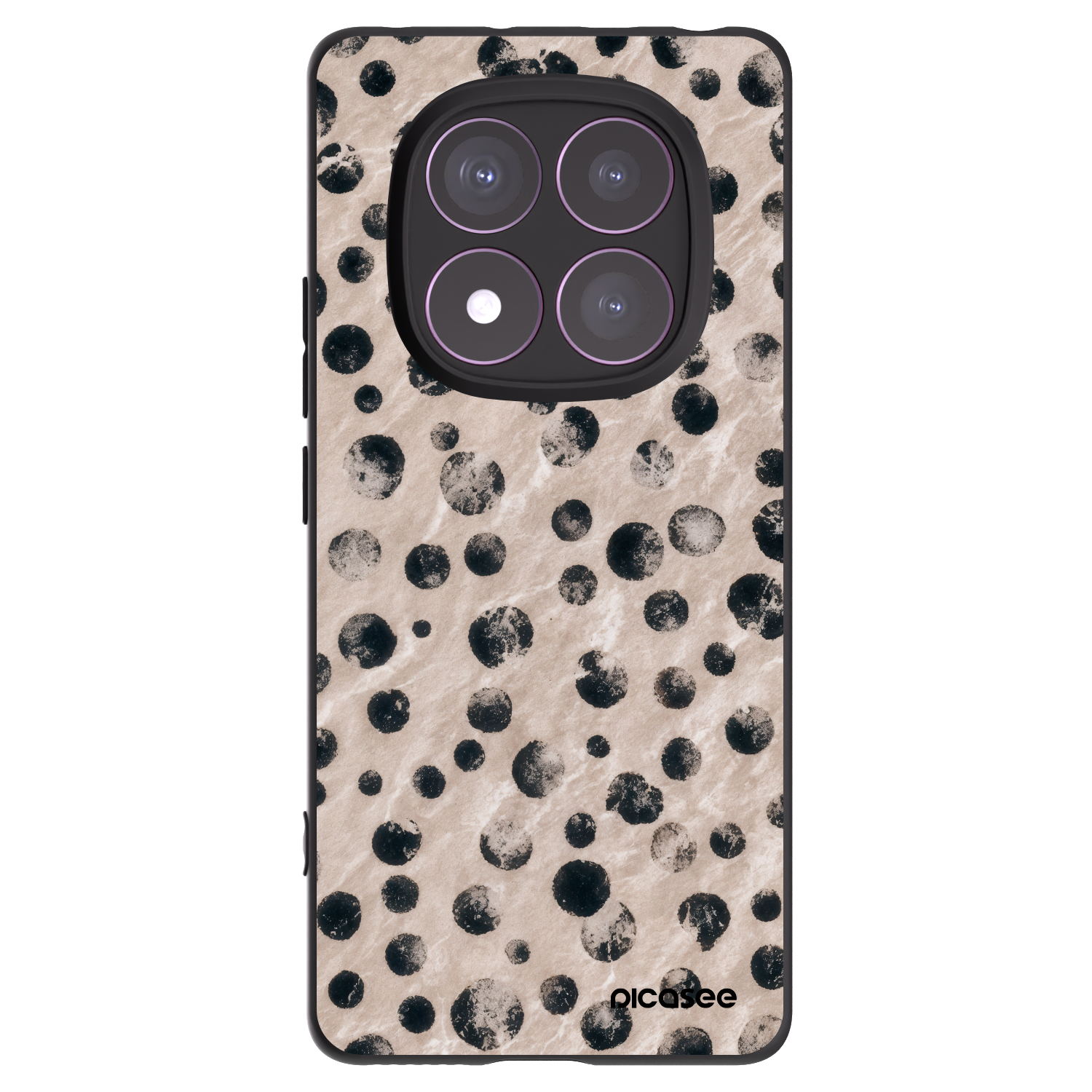 Picasee crna silikonska maskica za Xiaomi Redmi Note 14 Pro 4G - Inked