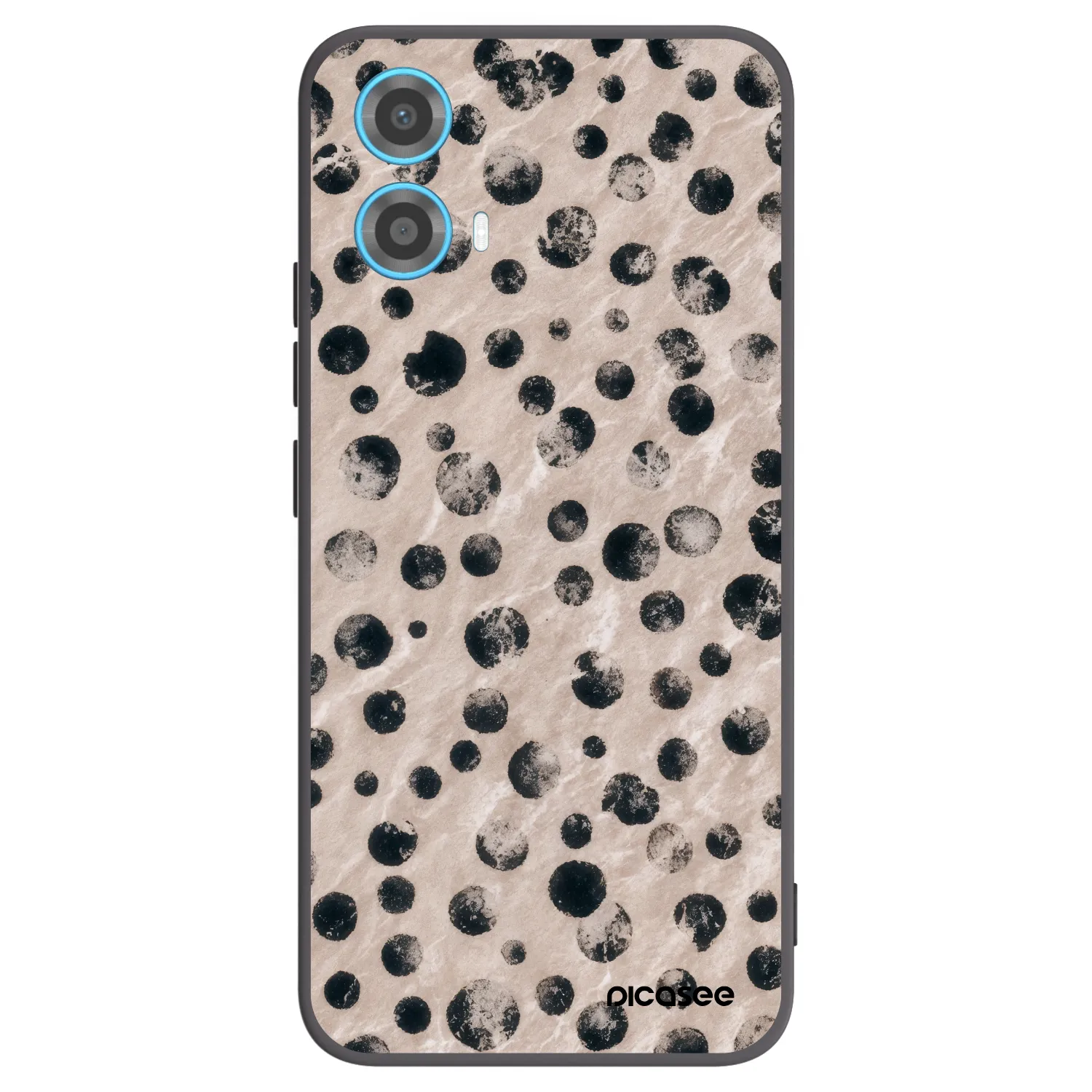 Picasee crna silikonska maskica za Motorola Moto G34 5G - Inked