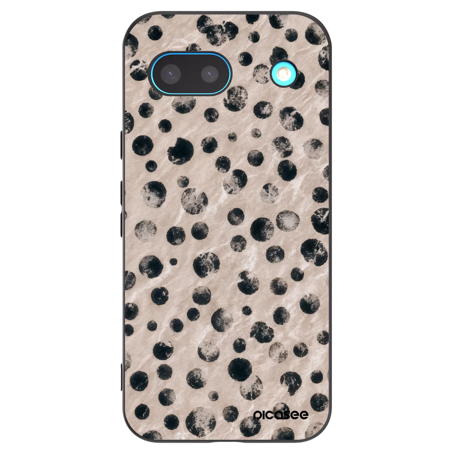 Picasee crna silikonska maskica za Google Pixel 8a - Inked