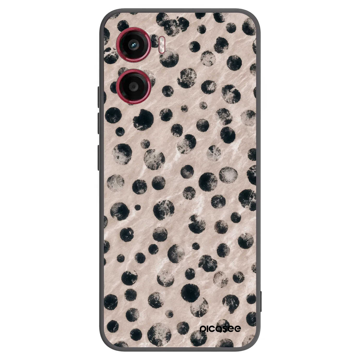 Picasee crna silikonska maskica za Motorola Moto G05 - Inked