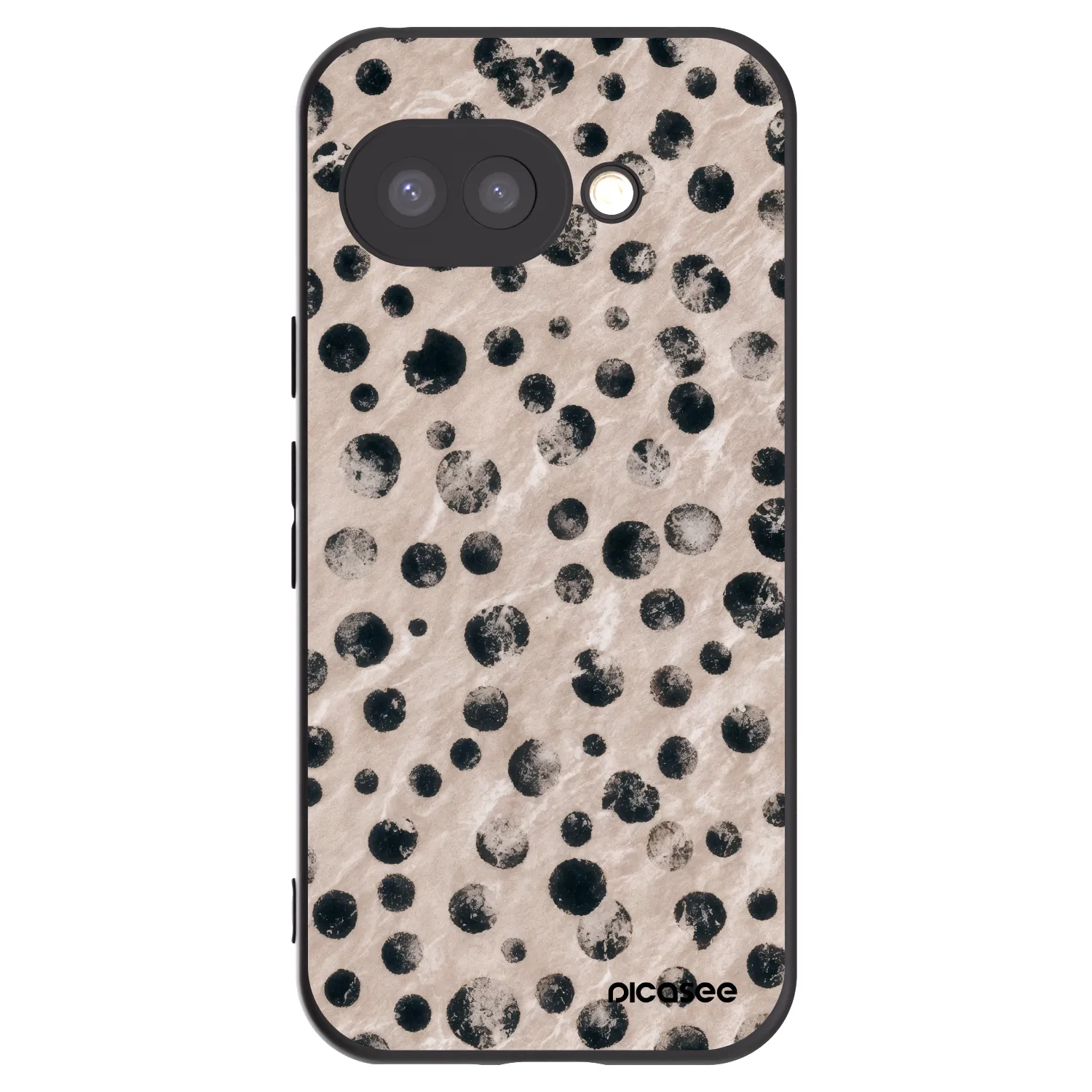 Picasee crna silikonska maskica za Google Pixel 9a - Inked