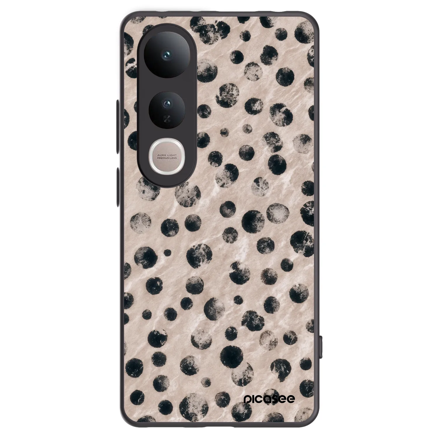 Picasee crna silikonska maskica za Vivo V50 Lite 5G - Inked