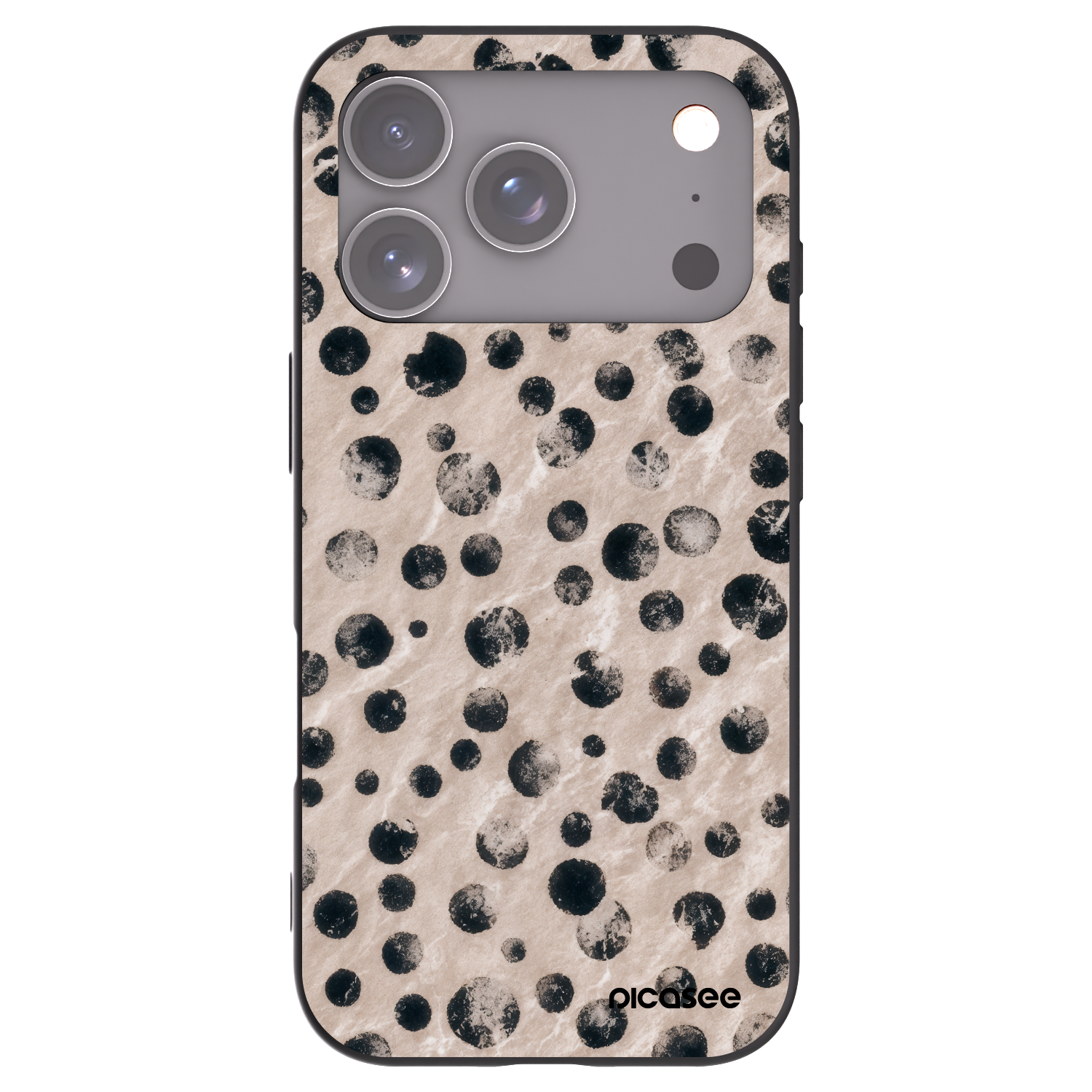 Picasee crna silikonska maskica za Apple iPhone 17 Pro - Inked