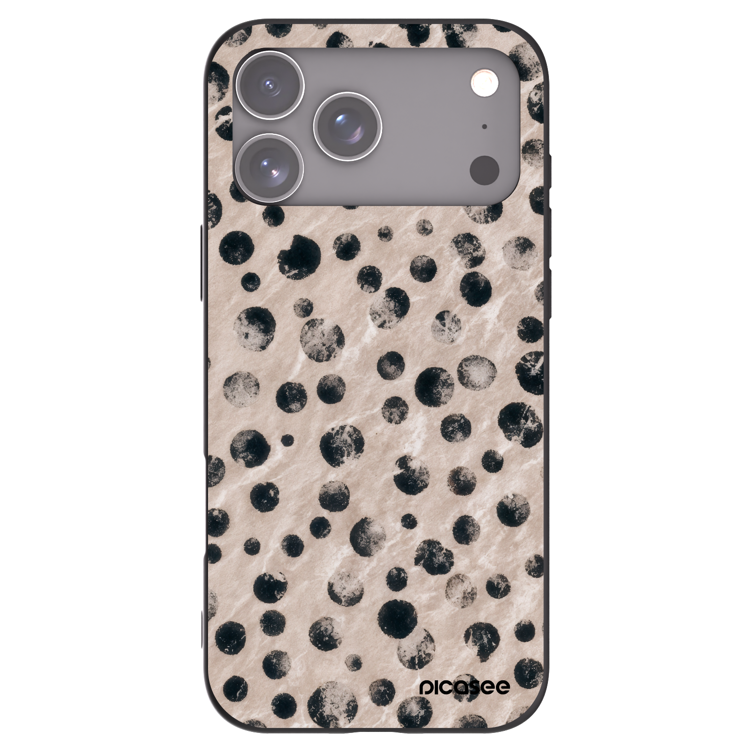 Picasee crna silikonska maskica za Apple iPhone 17 Pro Max - Inked