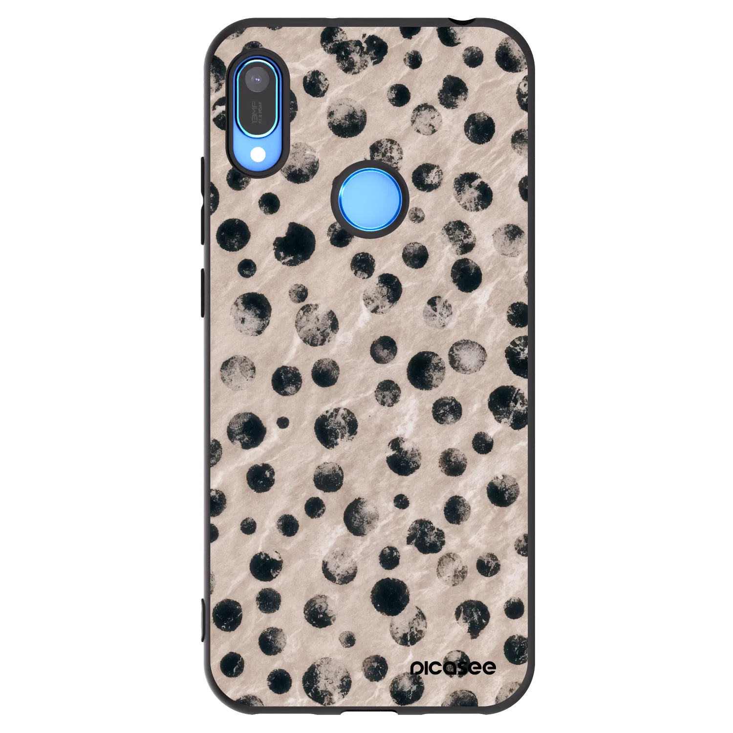 Picasee crna silikonska maskica za Huawei Y6 2019 - Inked