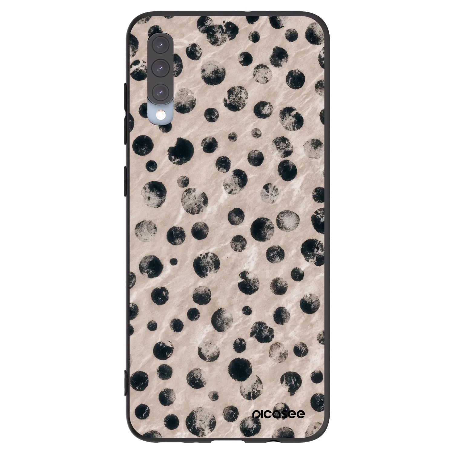 Picasee crna silikonska maskica za Samsung Galaxy A70 A705F - Inked