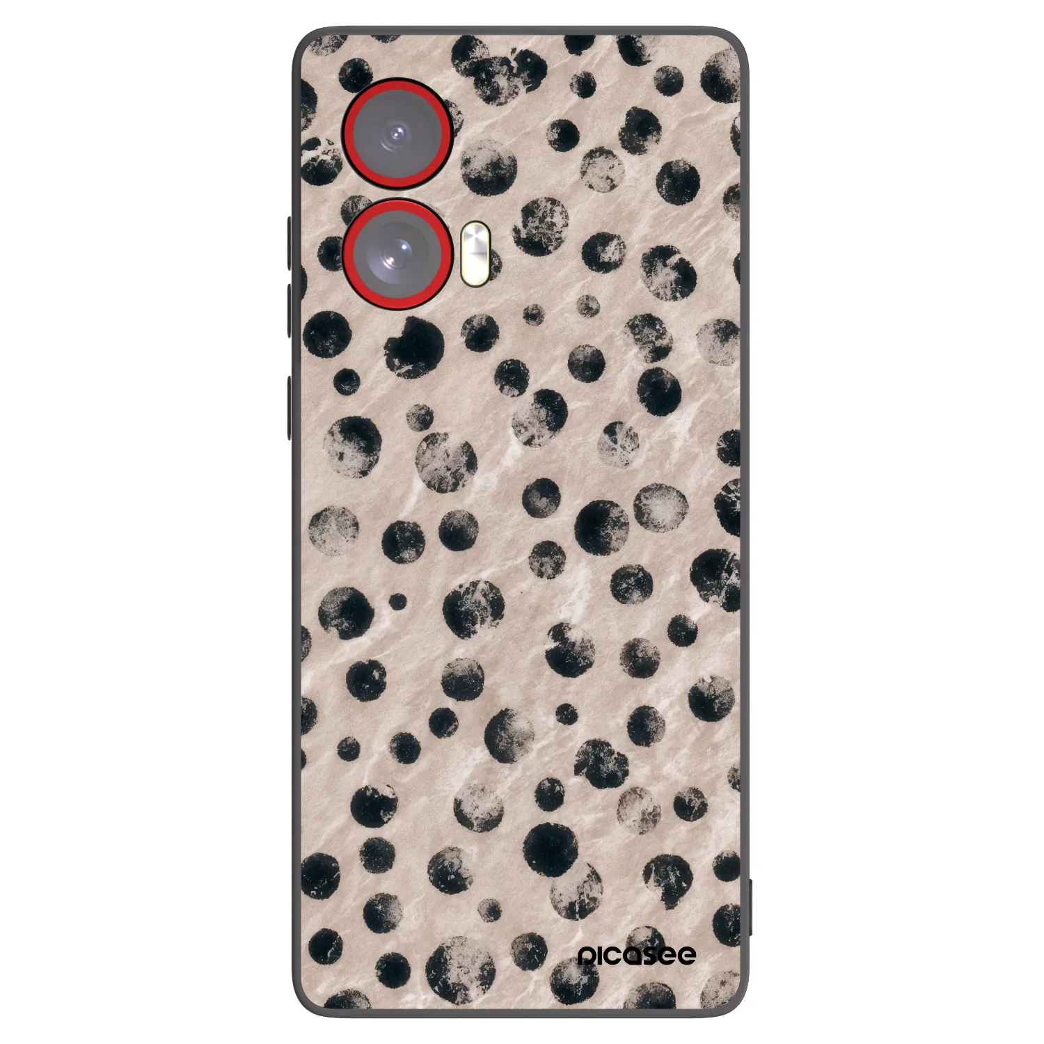 Picasee crna silikonska maskica za Motorola Edge 50 Fusion - Inked