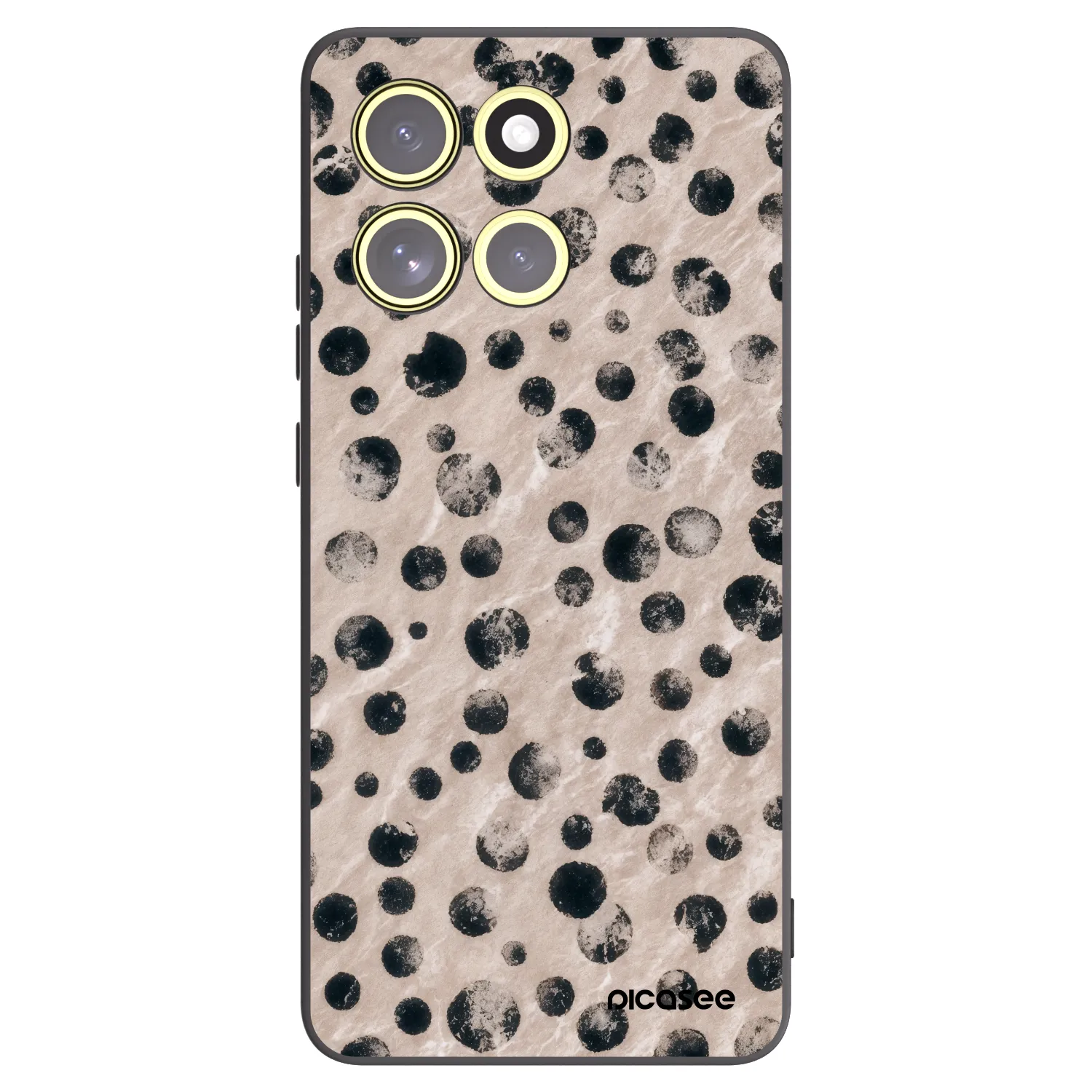 Picasee crna silikonska maskica za Motorola Moto G86 Power 5G - Inked