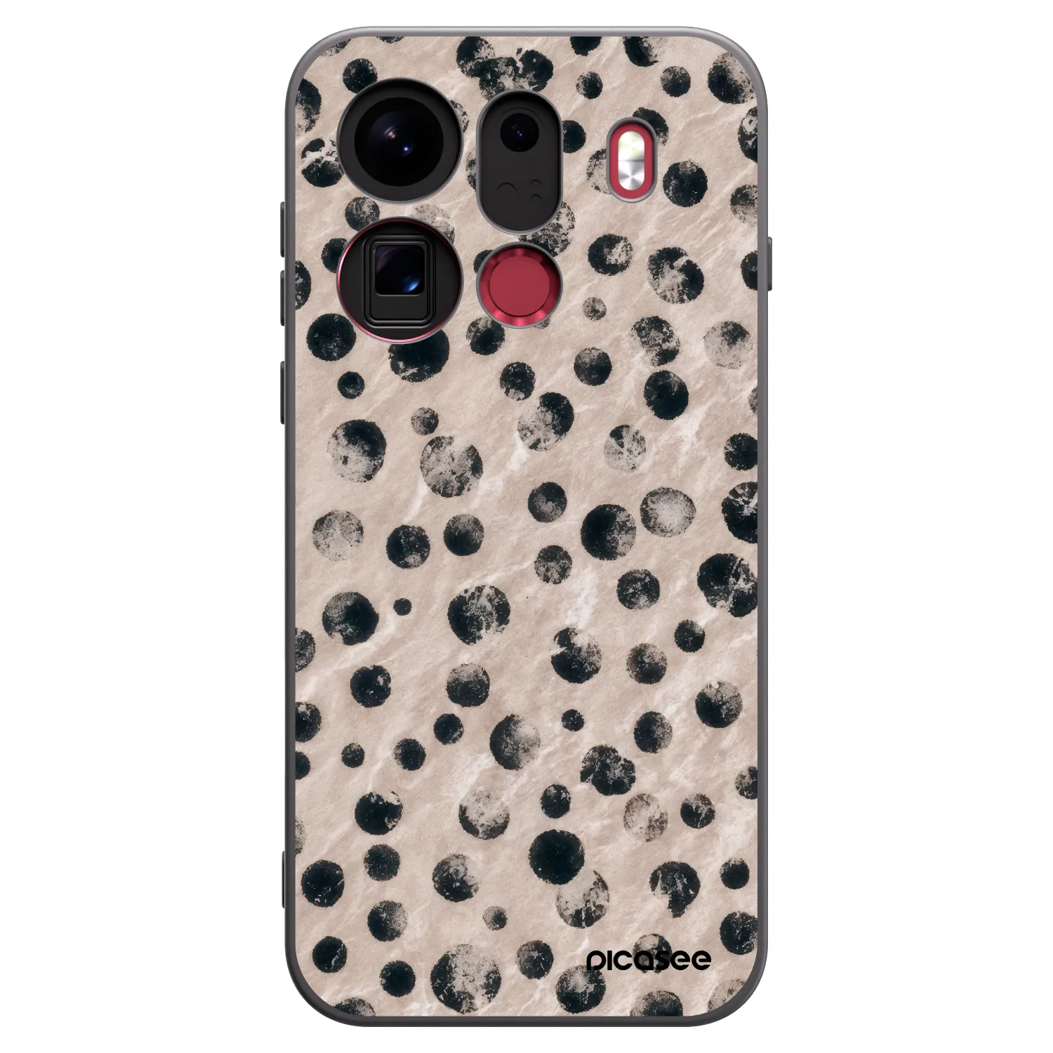 Picasee crna silikonska maskica za OPPO Find X9 Pro - Inked