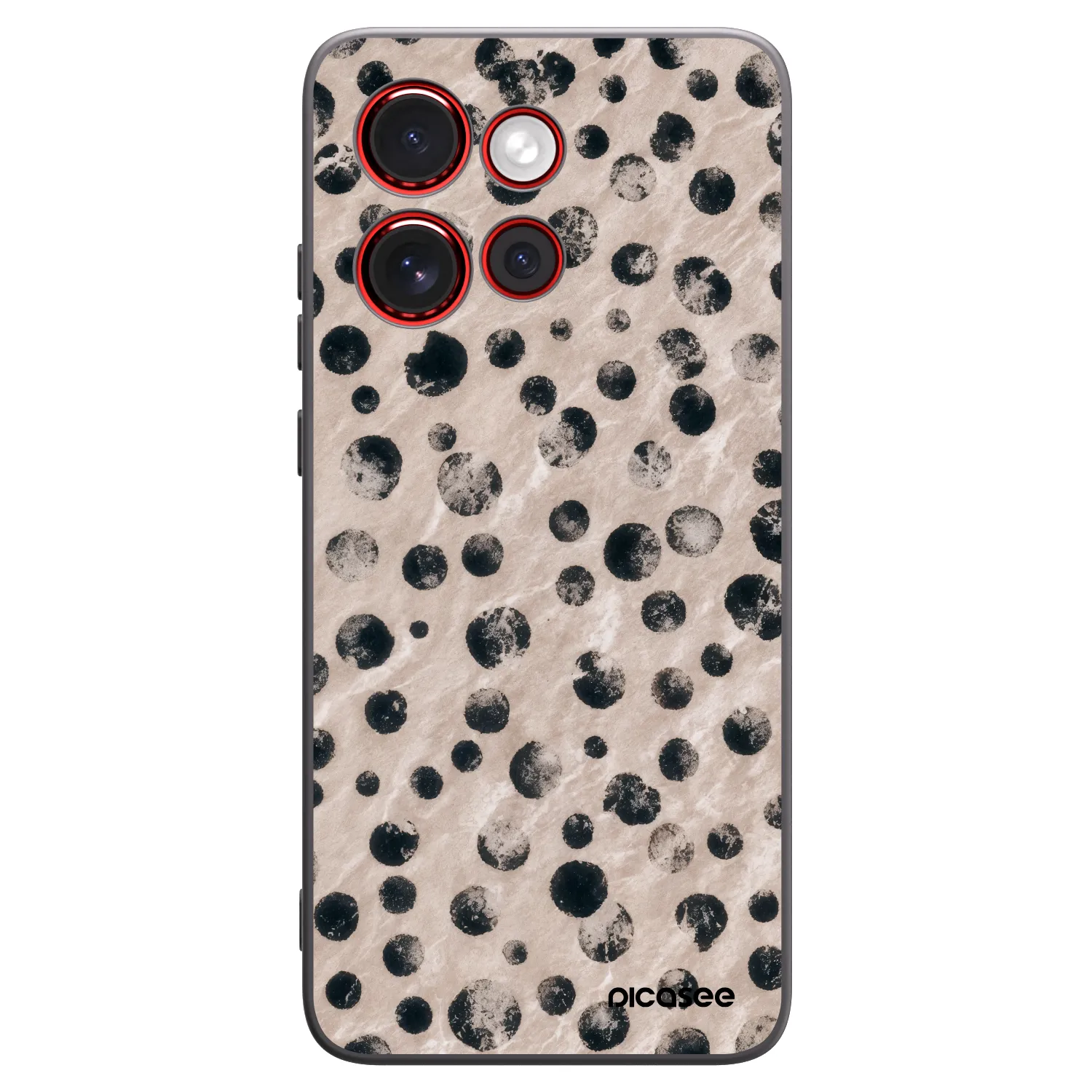 Picasee crna silikonska maskica za Motorola Edge 60 Neo 5G - Inked