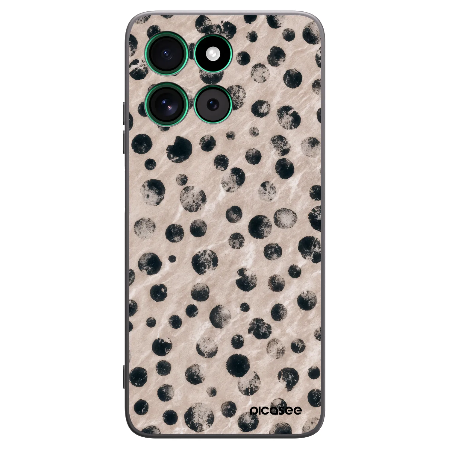 Picasee crna silikonska maskica za Motorola Moto G57 Power - Inked