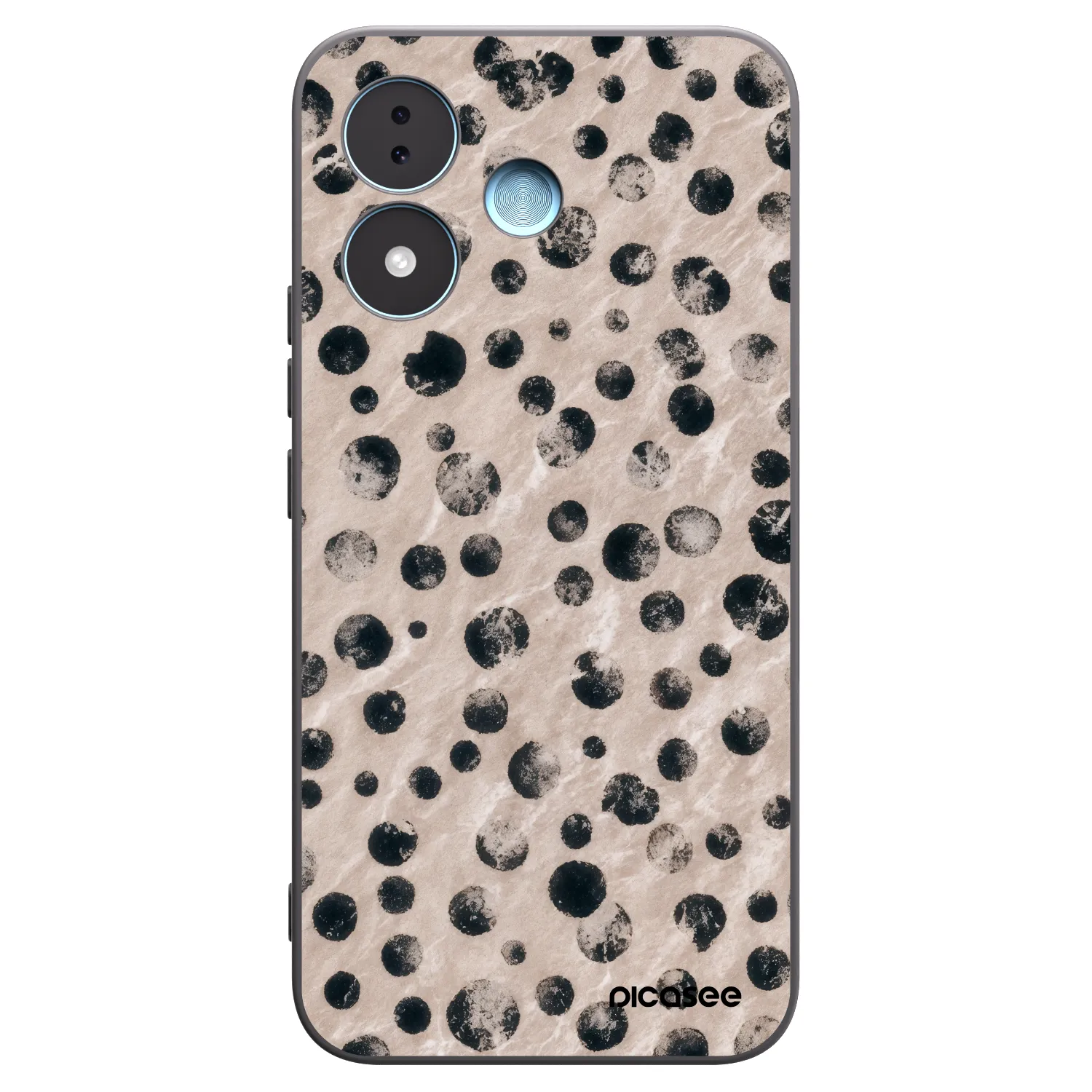 Picasee crna silikonska maskica za Xiaomi Redmi Note 17 5G - Inked