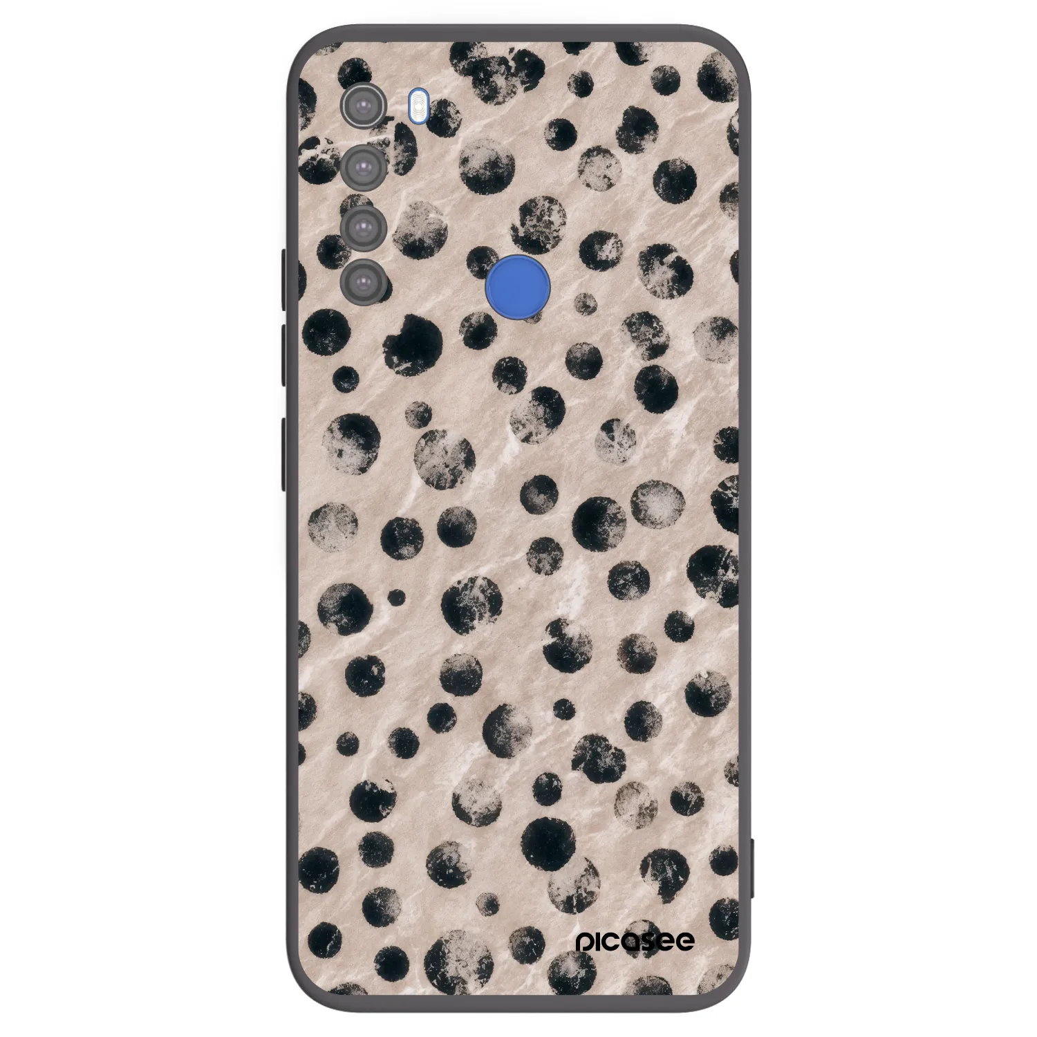 Picasee crna silikonska maskica za Xiaomi Redmi Note 8T - Inked