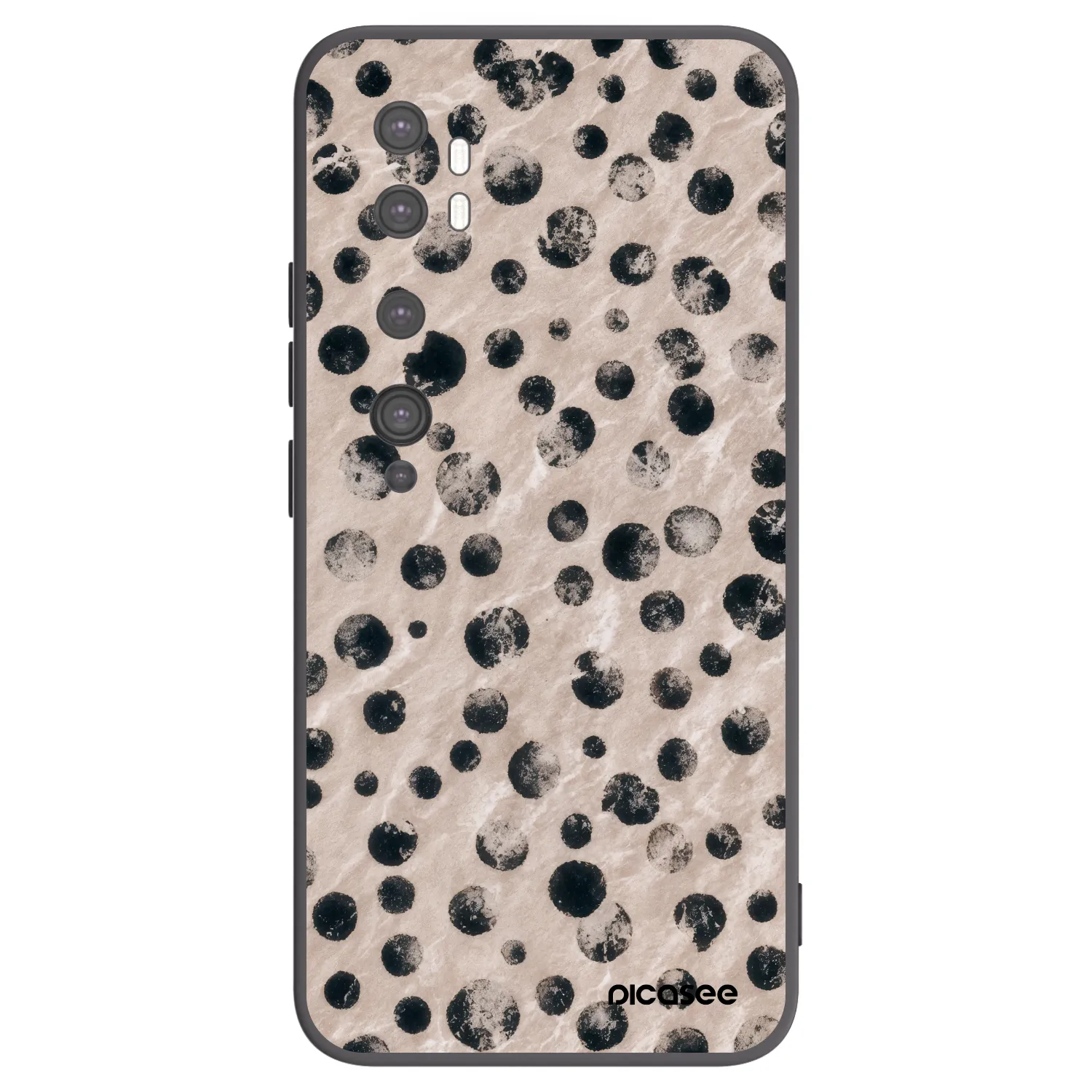 Picasee crna silikonska maskica za Xiaomi Mi Note 10 (Pro) - Inked