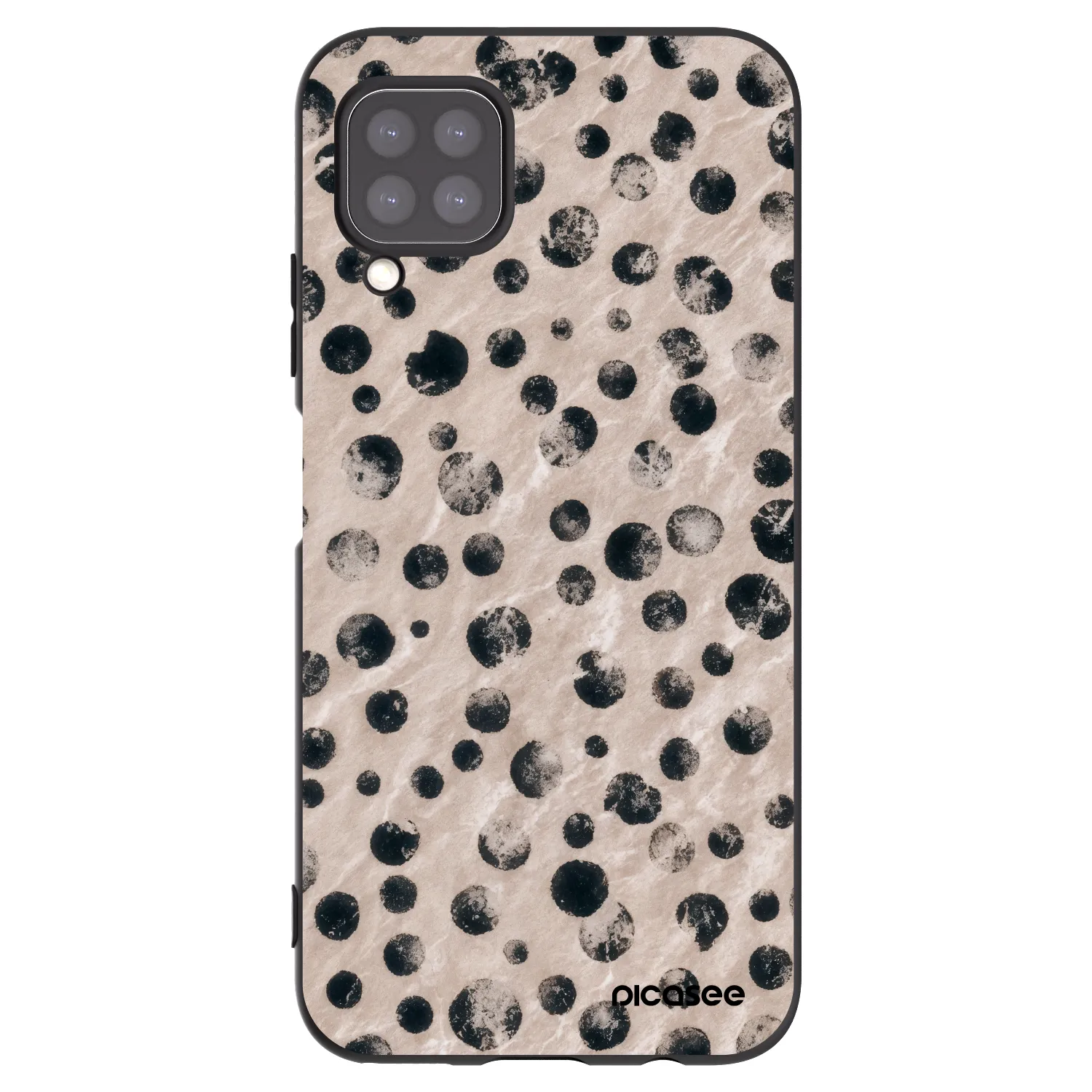 Picasee crna silikonska maskica za Huawei P40 Lite - Inked