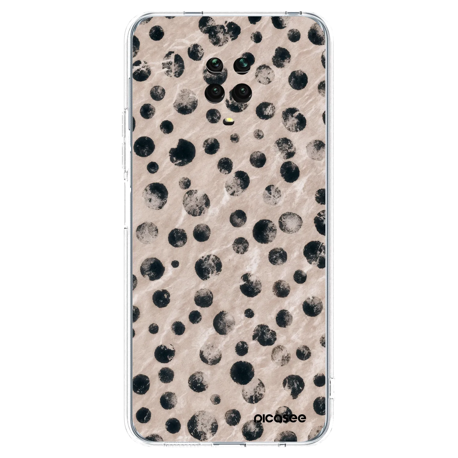Picasee silikonska prozirna maskica za Xiaomi Redmi Note 9 Pro - Inked