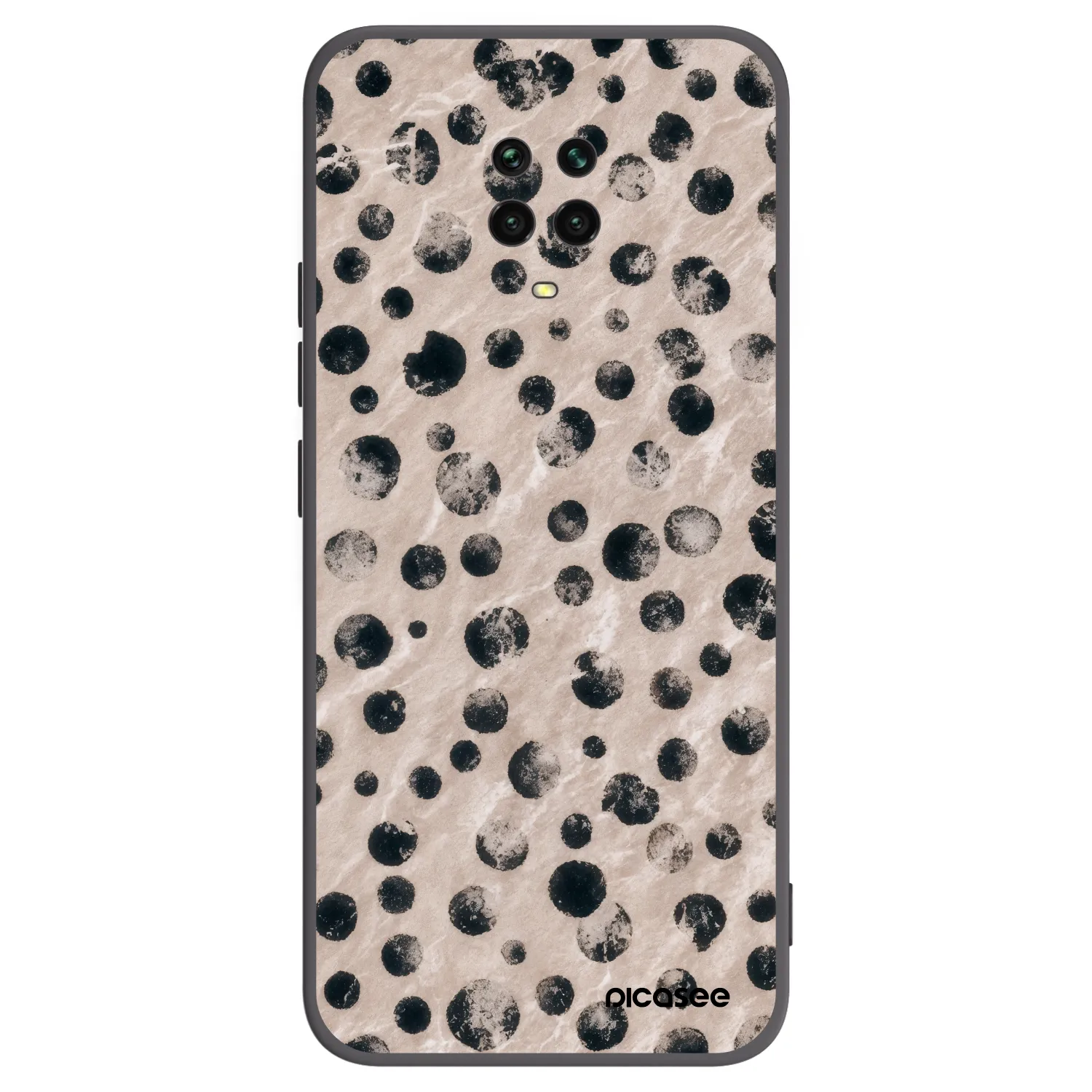 Picasee crna silikonska maskica za Xiaomi Redmi Note 9 Pro - Inked