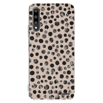 Picasee silikonska prozirna maskica za Honor 9X Pro - Dots
